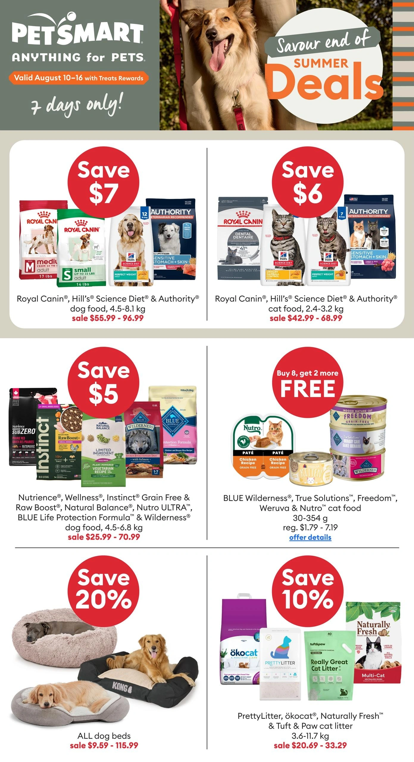 PetSmart flyer page 1