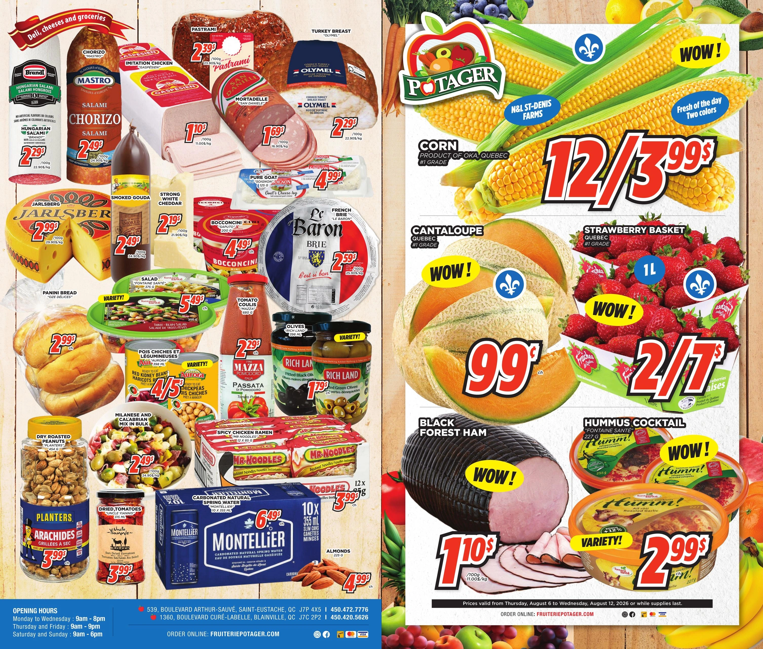 Fruiterie Potager flyer page 1