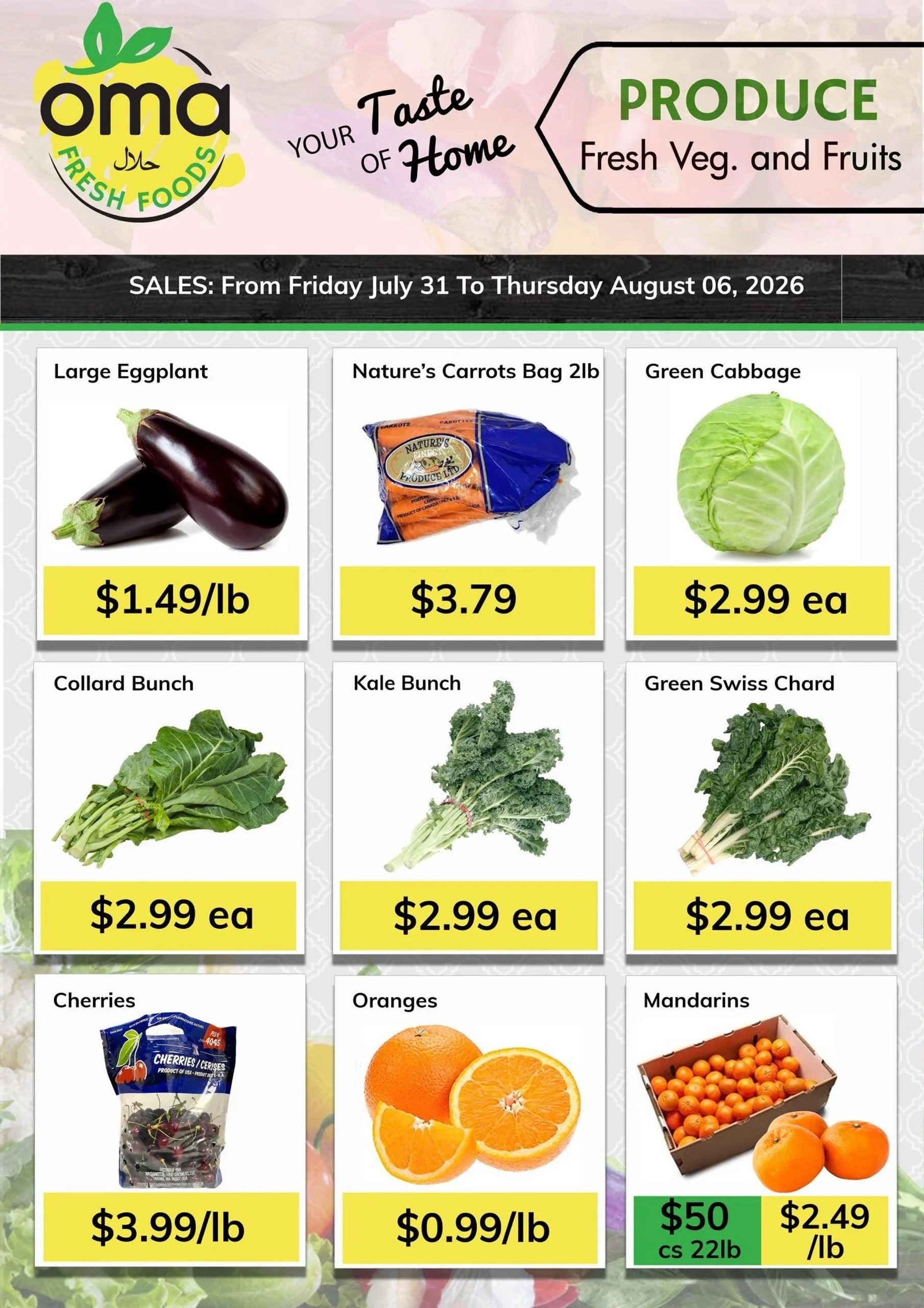 Oma Fresh Foods flyer page 3