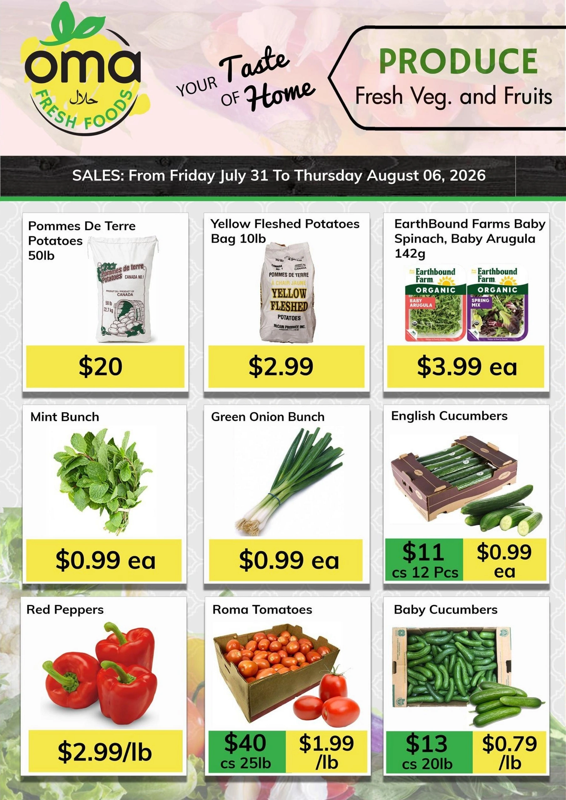 Oma Fresh Foods flyer page 4
