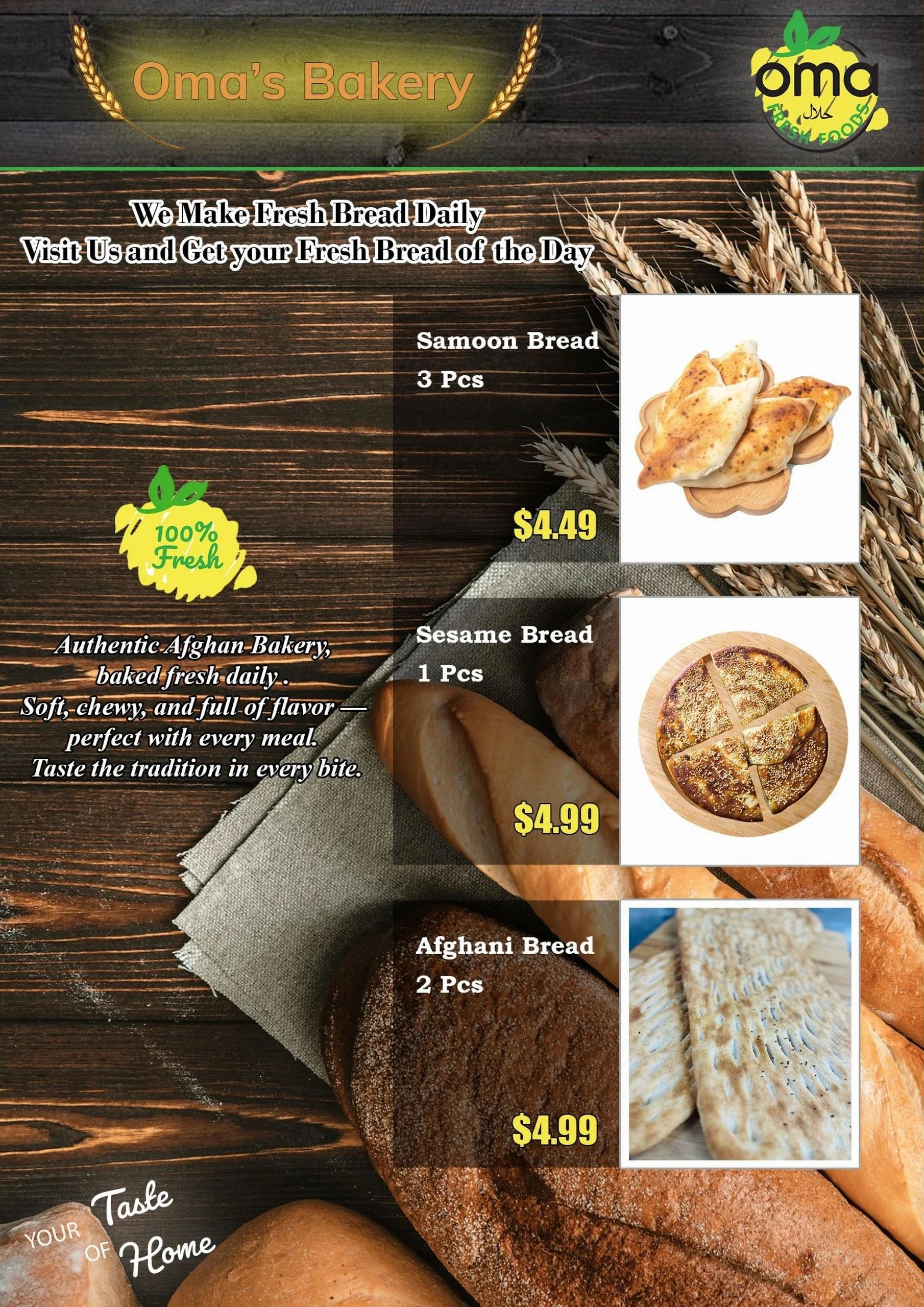Oma Fresh Foods flyer page 5