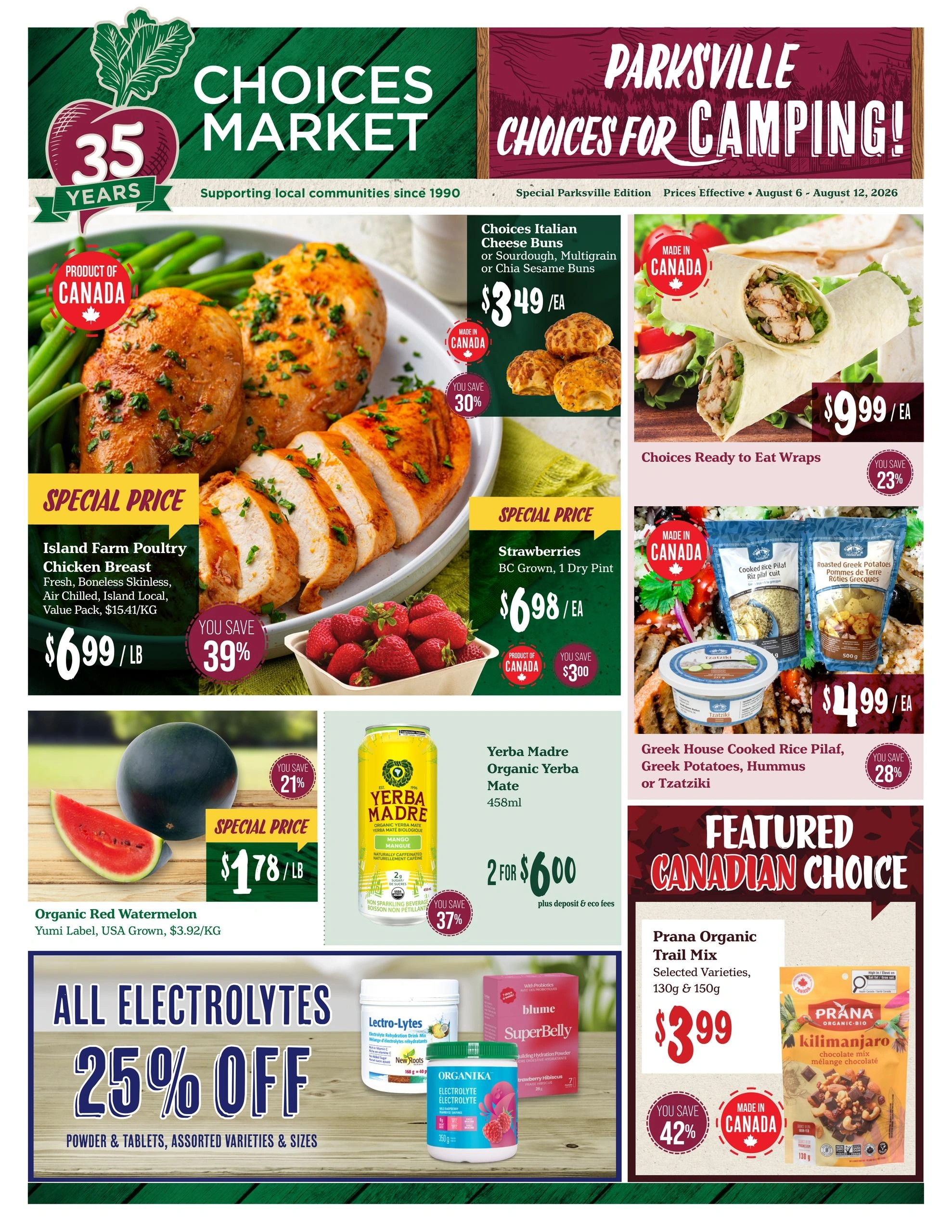 Choices Markets flyer page 1