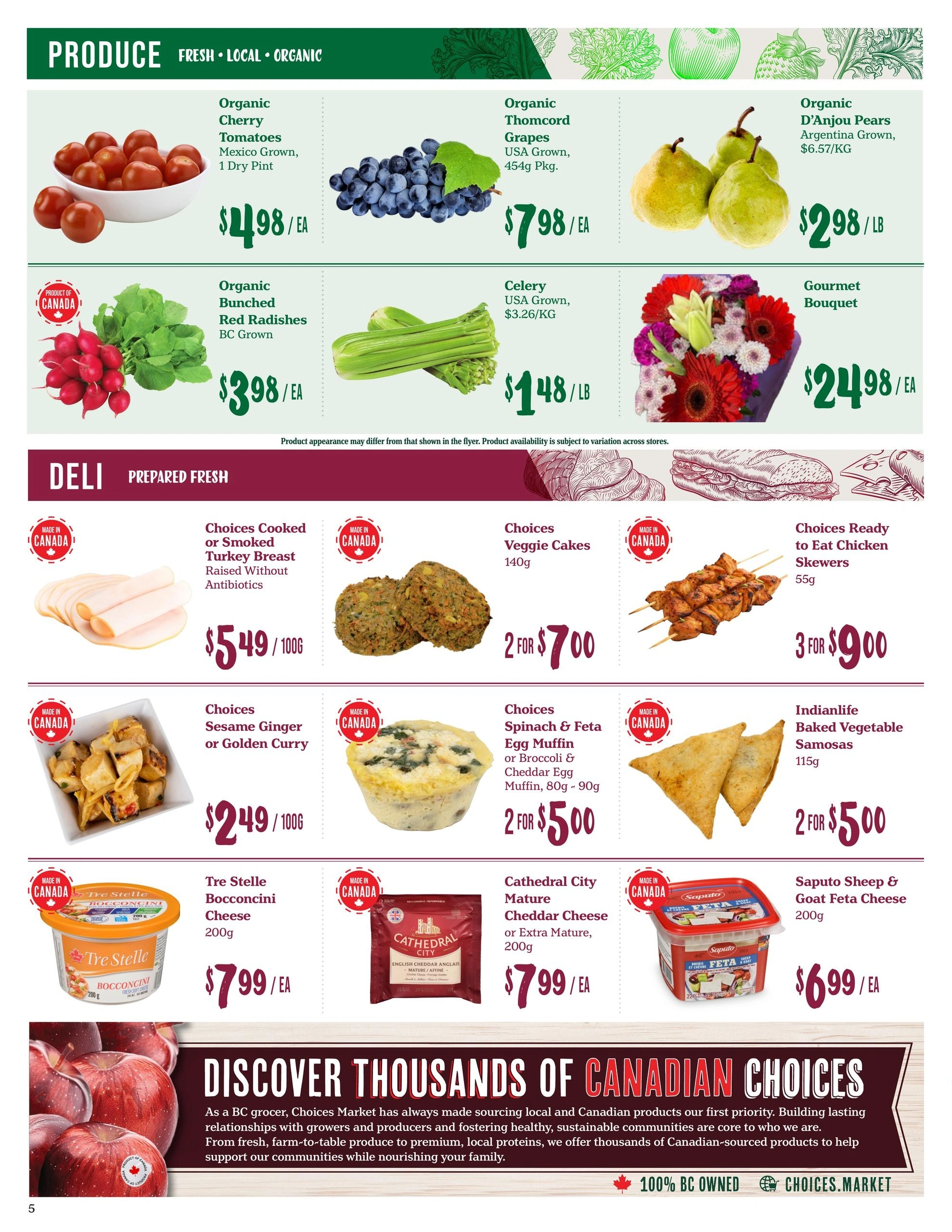 Choices Markets flyer page 5