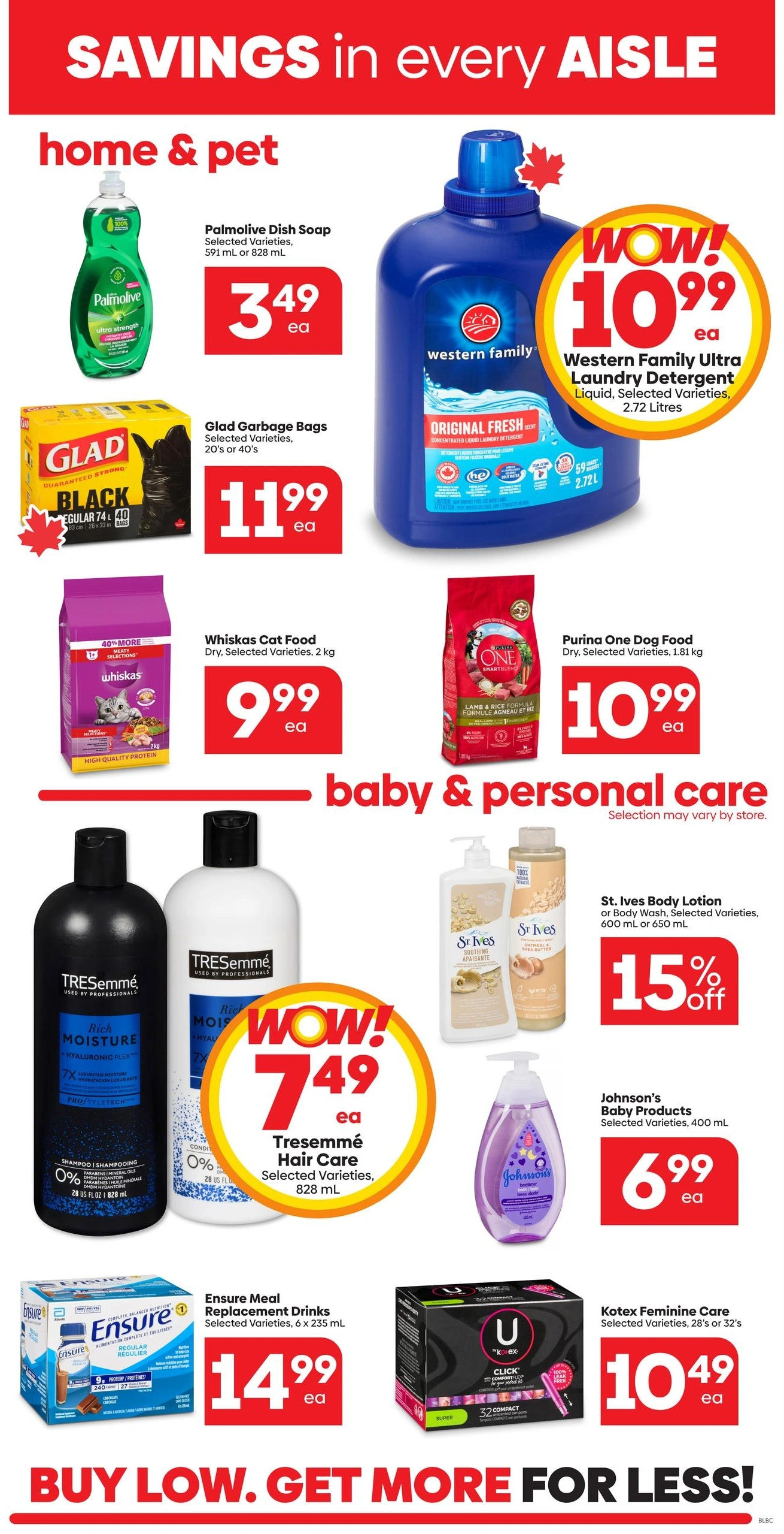 Buy-Low Foods flyer page 9