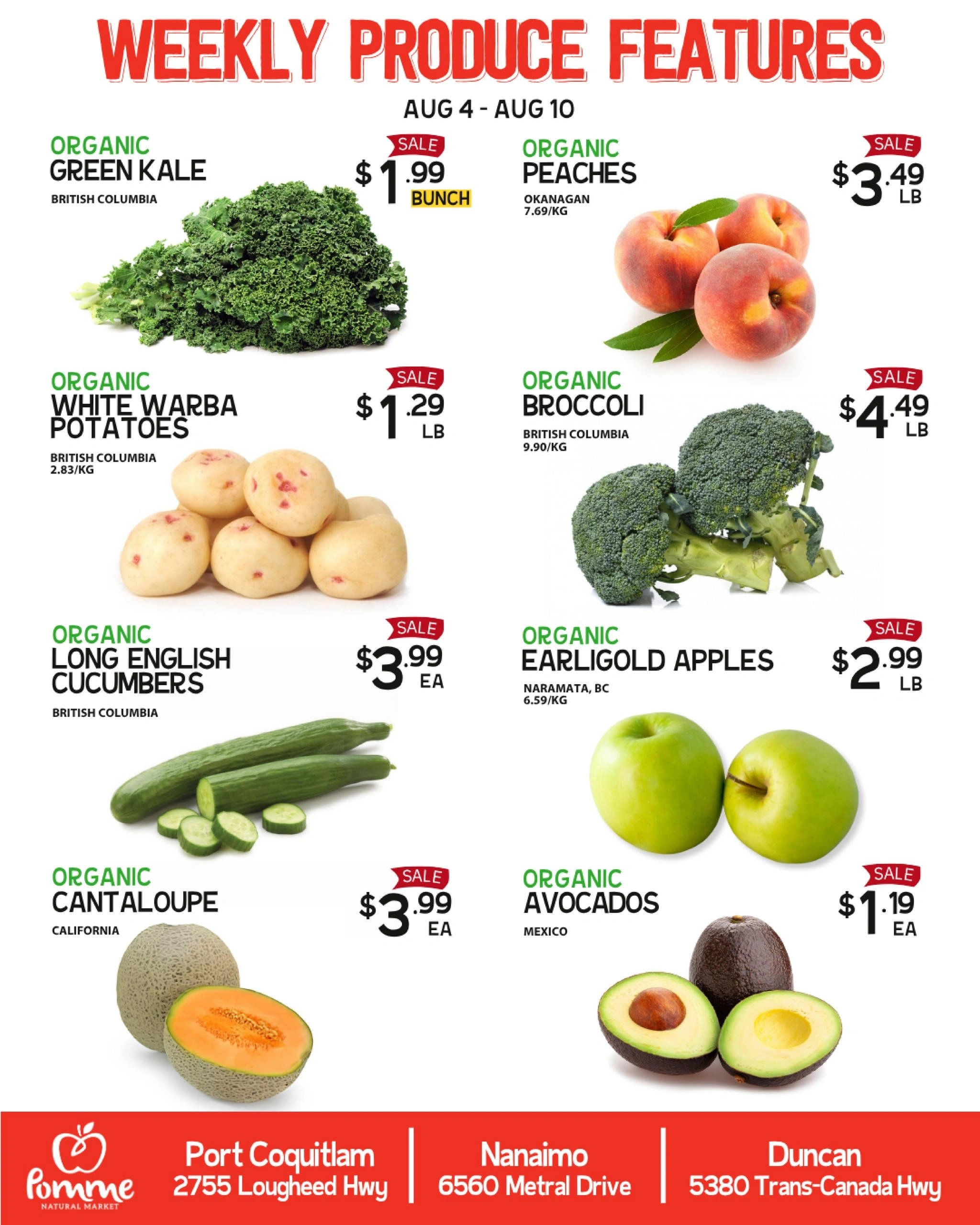Pomme Produce flyer page 1