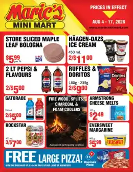 Marie's Mini Mart Indexed Biweekly