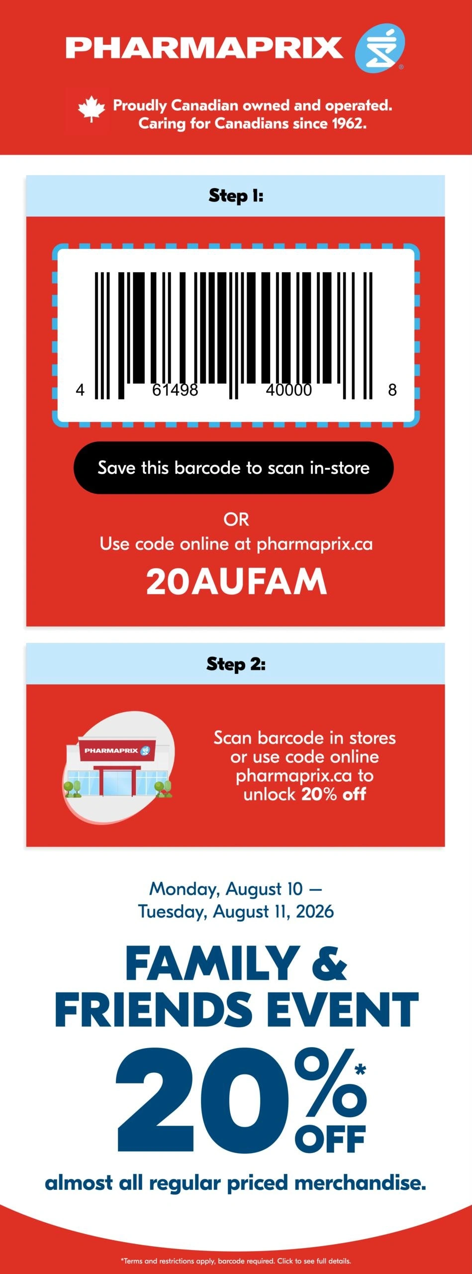Pharmaprix flyer page 1