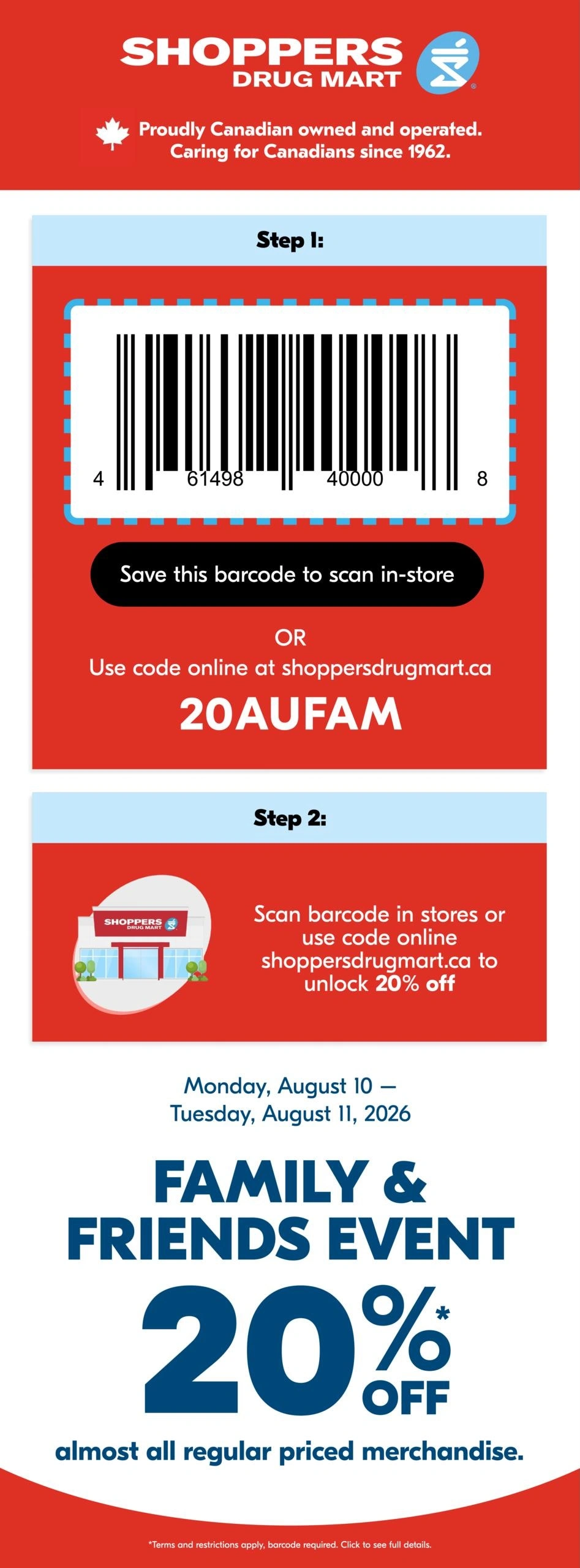 Shoppers Drug Mart flyer page 1
