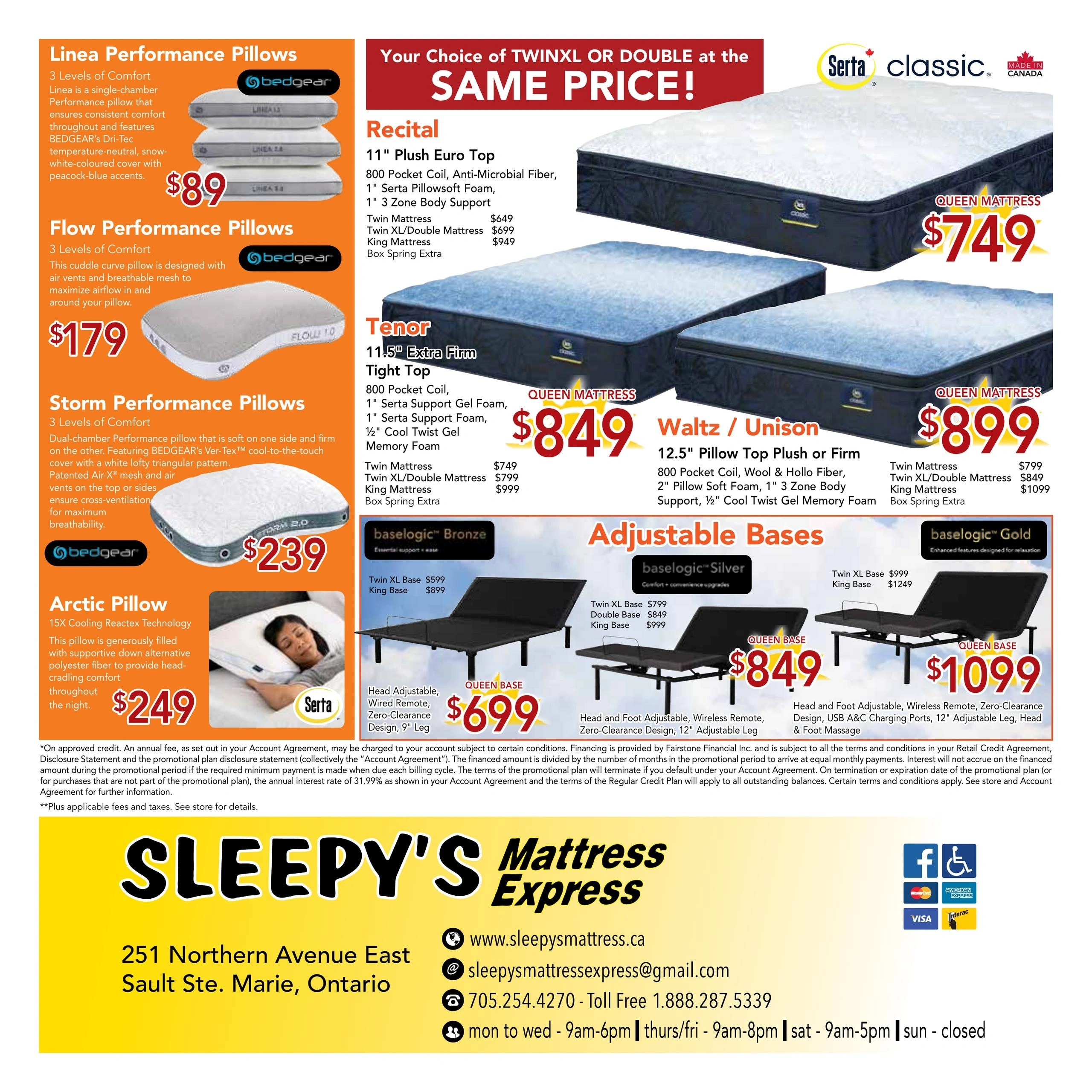 Sleepy's Mattress Express flyer page 4