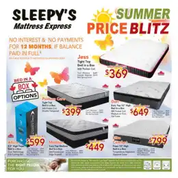 Sleepy's Mattress Express Indexed Weekly