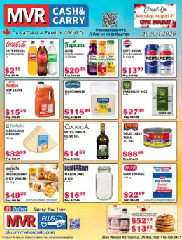MVR Cash & Carry Indexed Monthly
