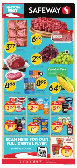 Safeway Weekly eFlyer 08/06 - 08/12