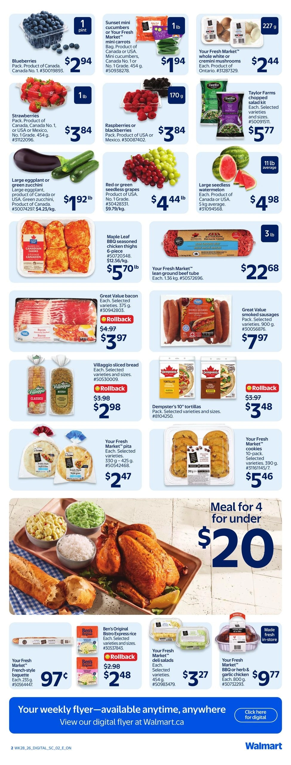 Walmart flyer page 3