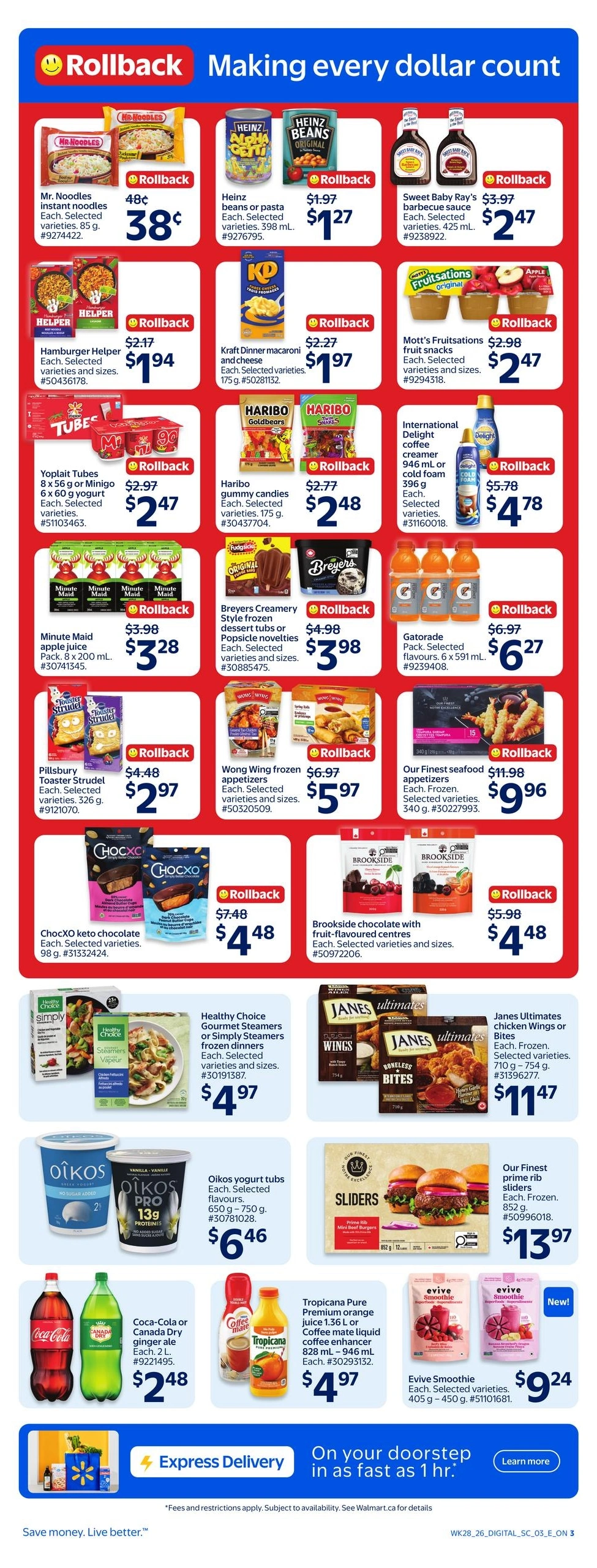 Walmart flyer page 4