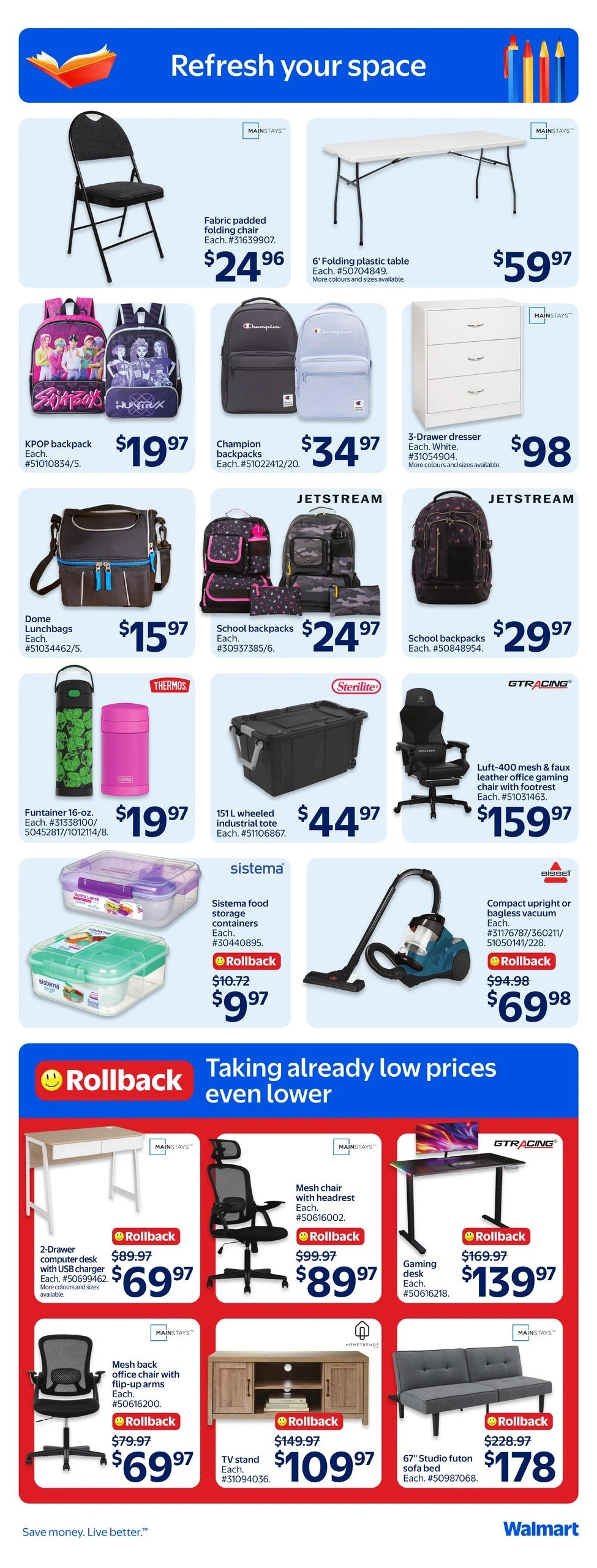 Walmart flyer page 23