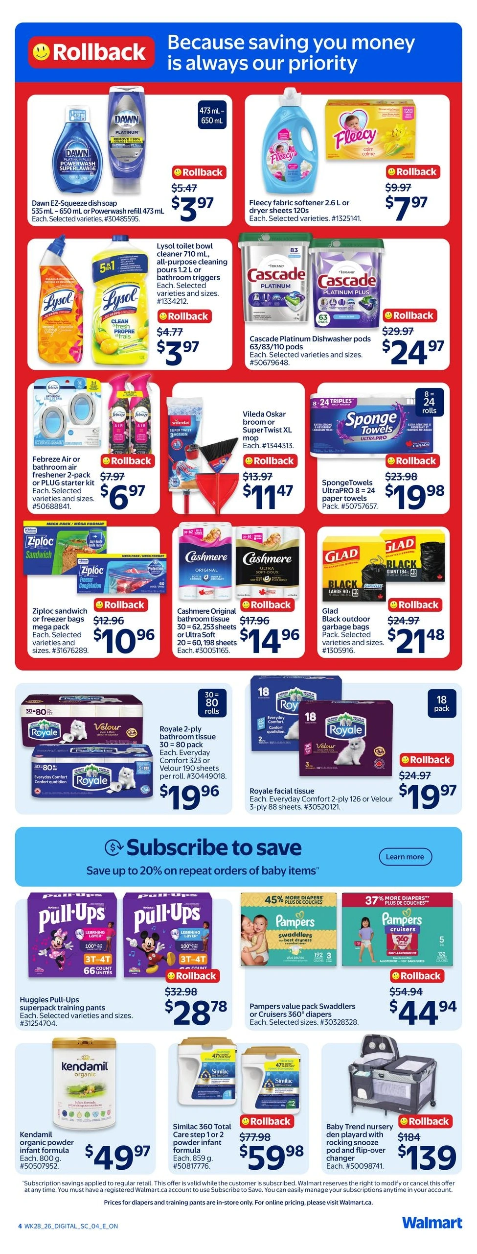 Walmart flyer page 24