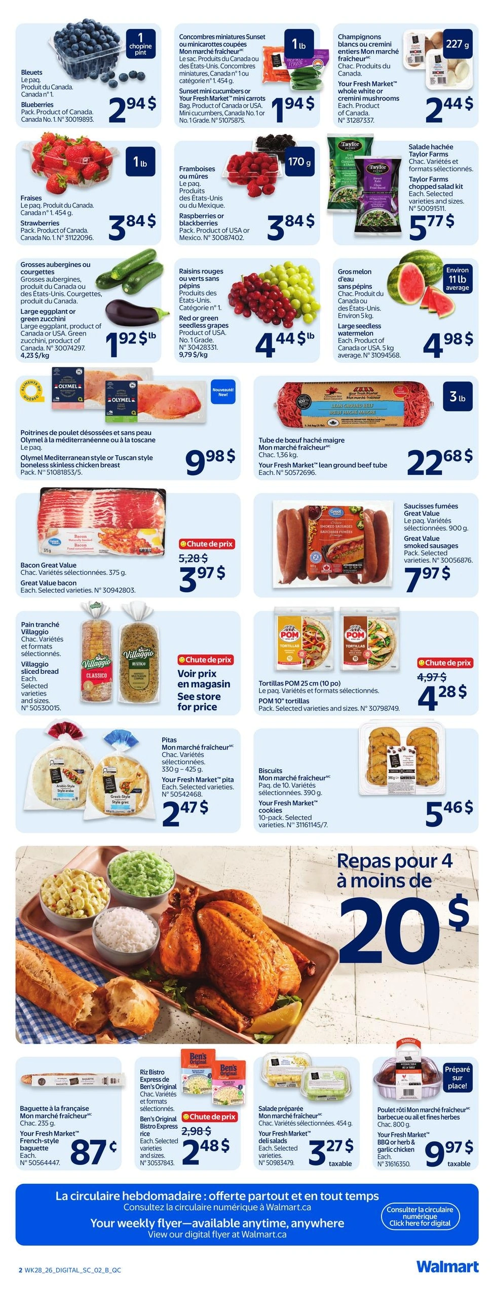 Walmart flyer page 3