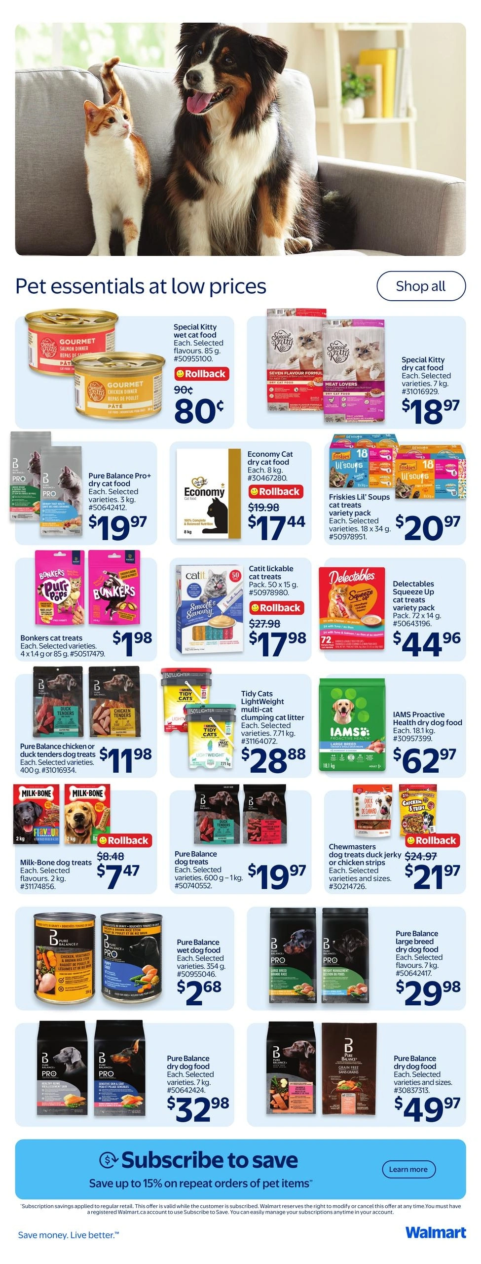 Walmart flyer page 30