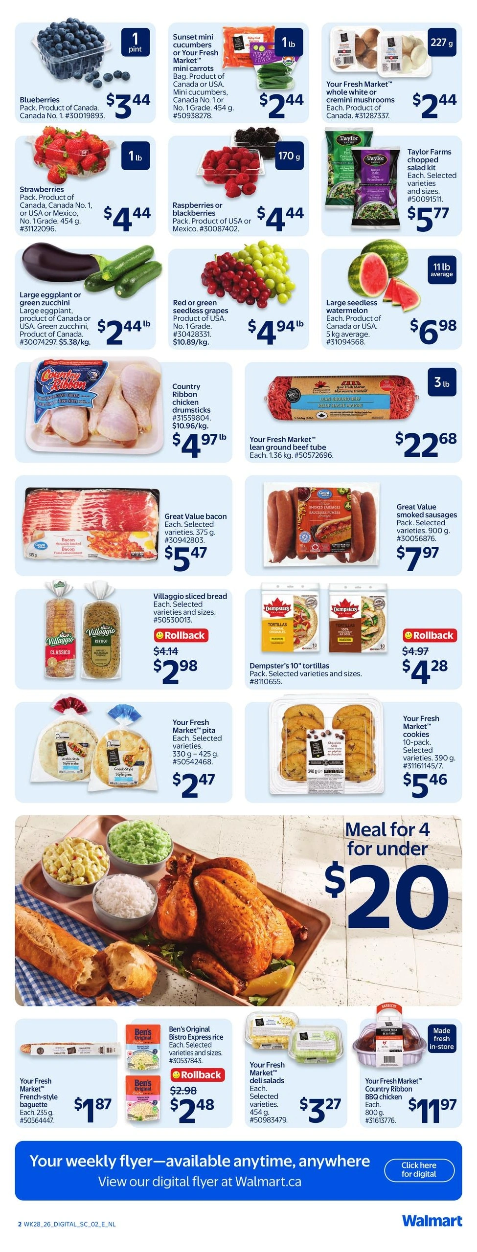 Walmart flyer page 3