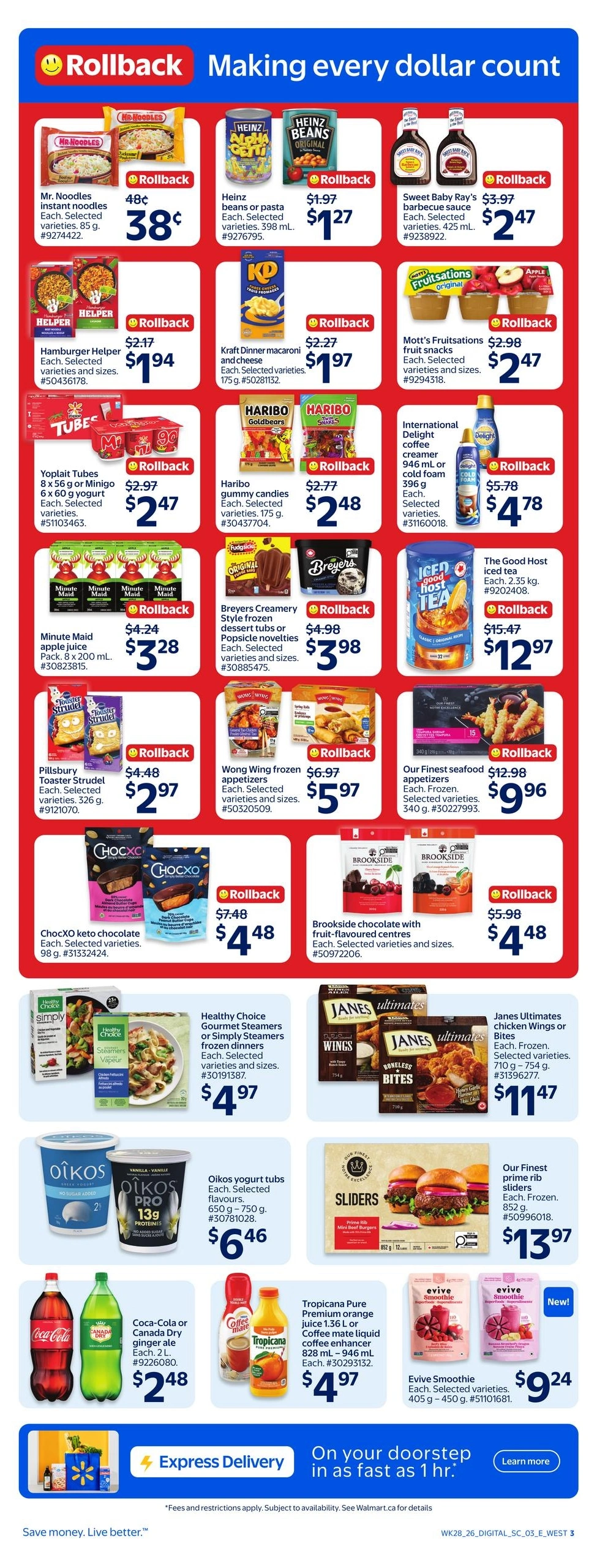 Walmart flyer page 4