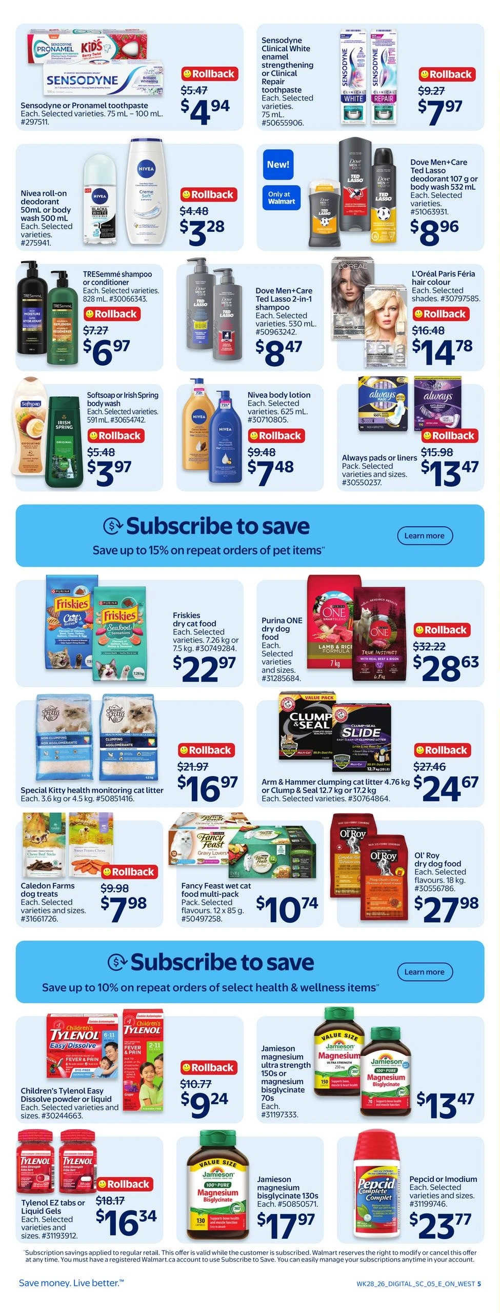 Walmart flyer page 26