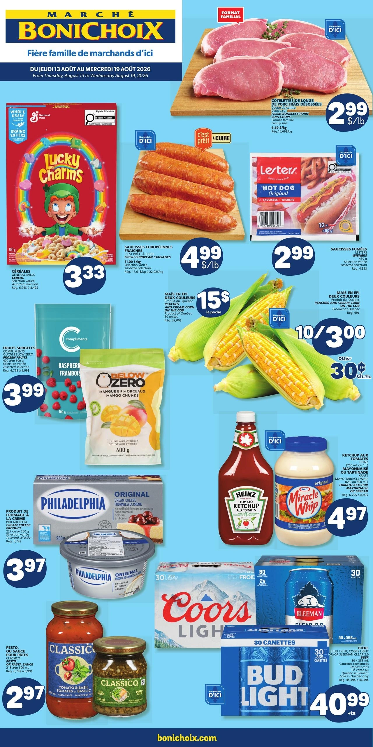 Marché Bonichoix flyer page 1