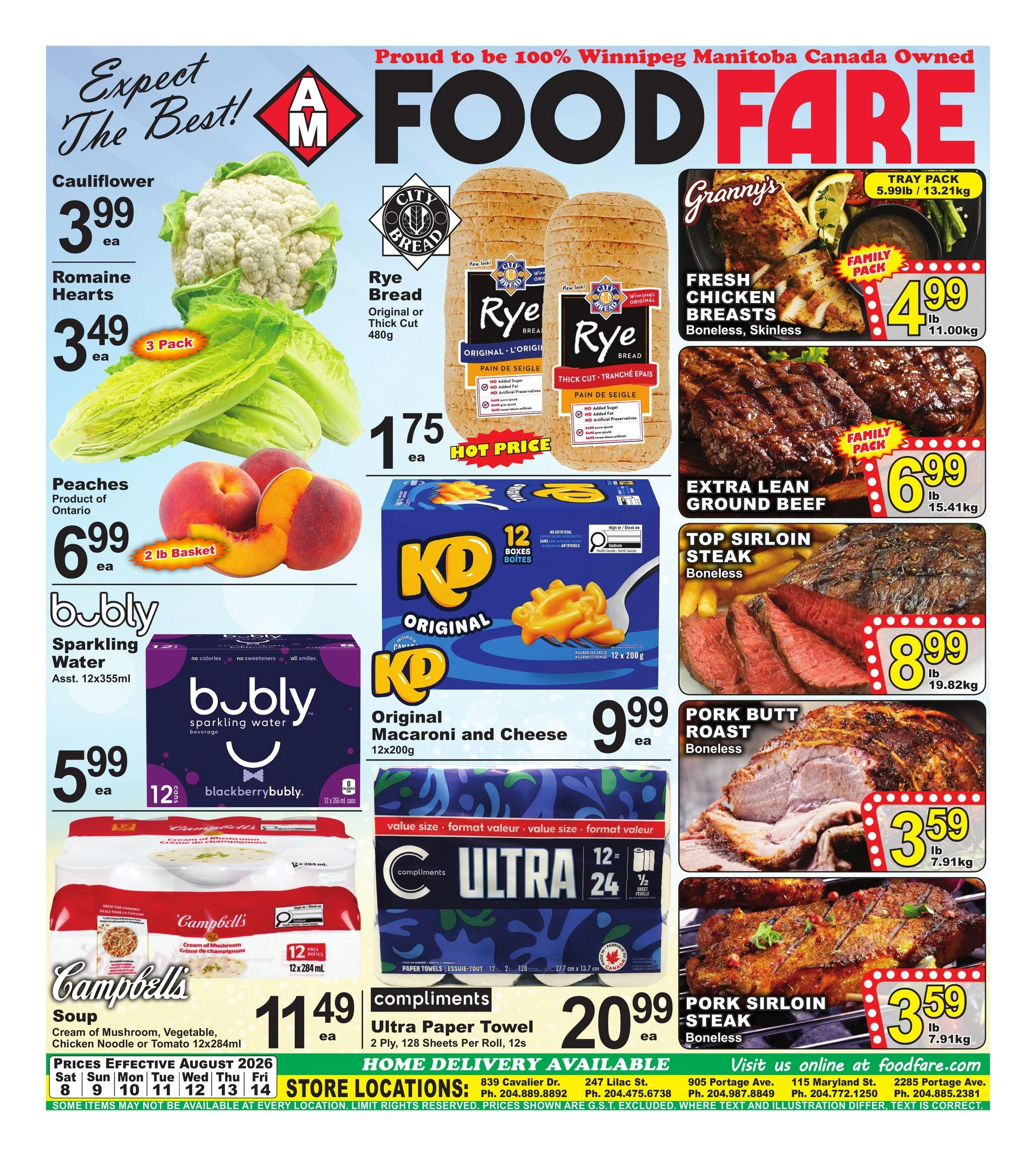 Food Fare flyer page 1