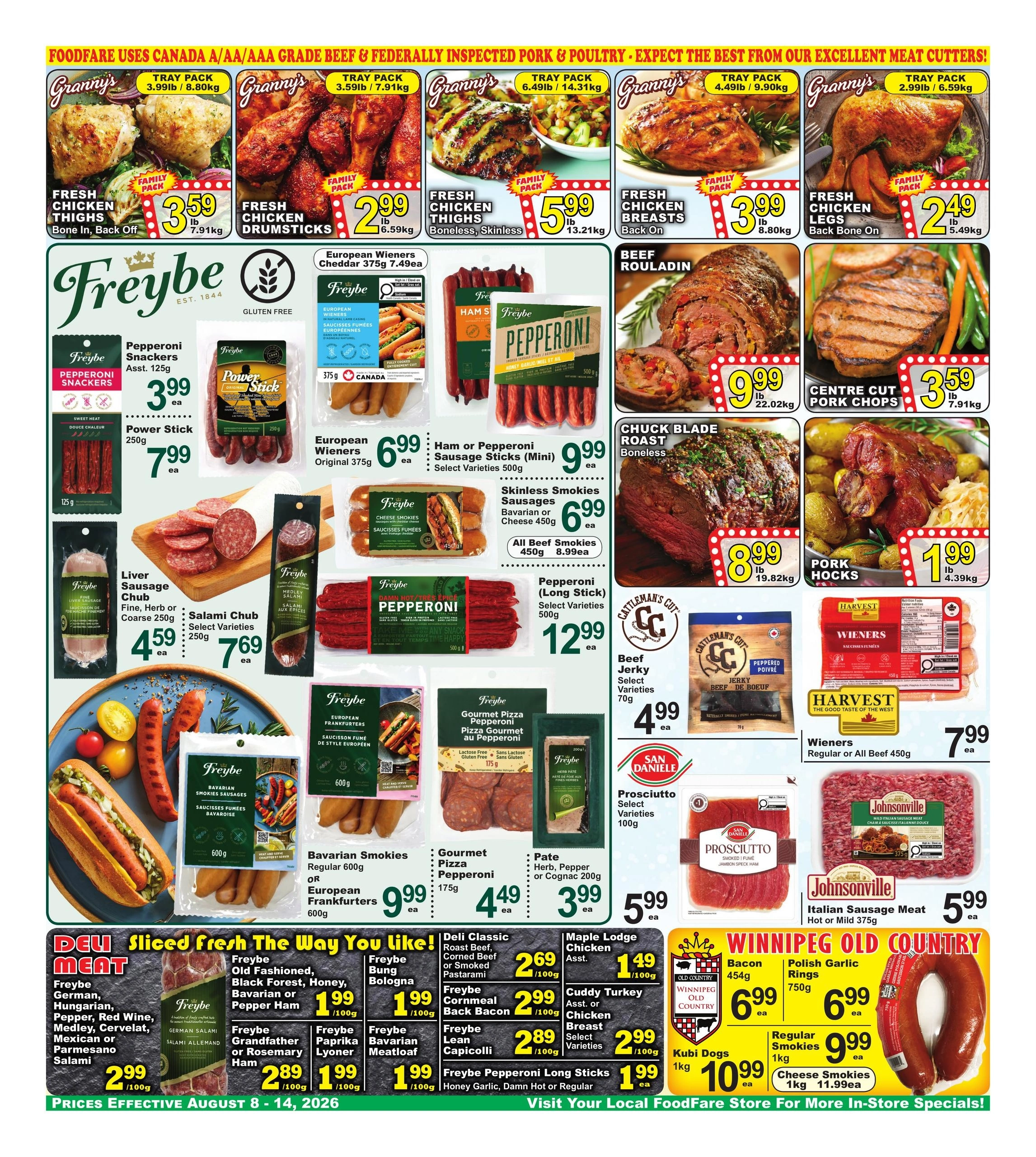 Food Fare flyer page 4