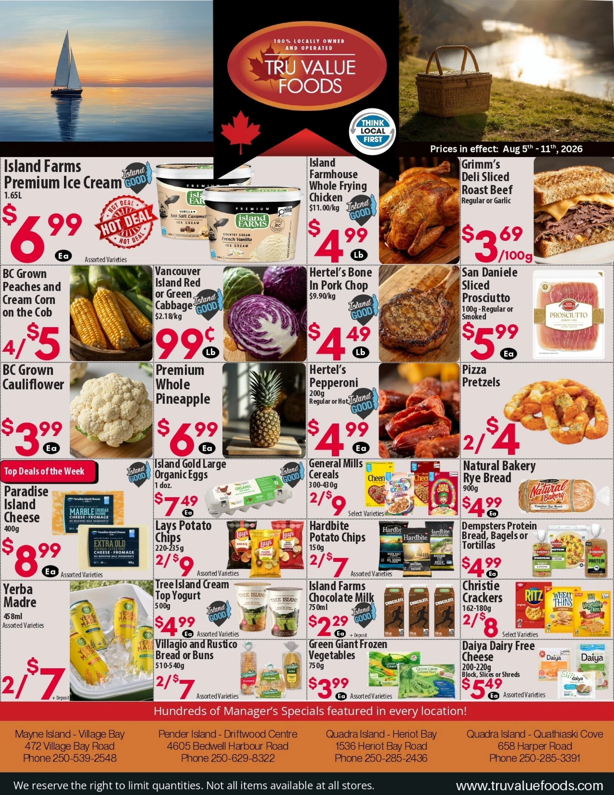 Tru Value Foods flyer page 1