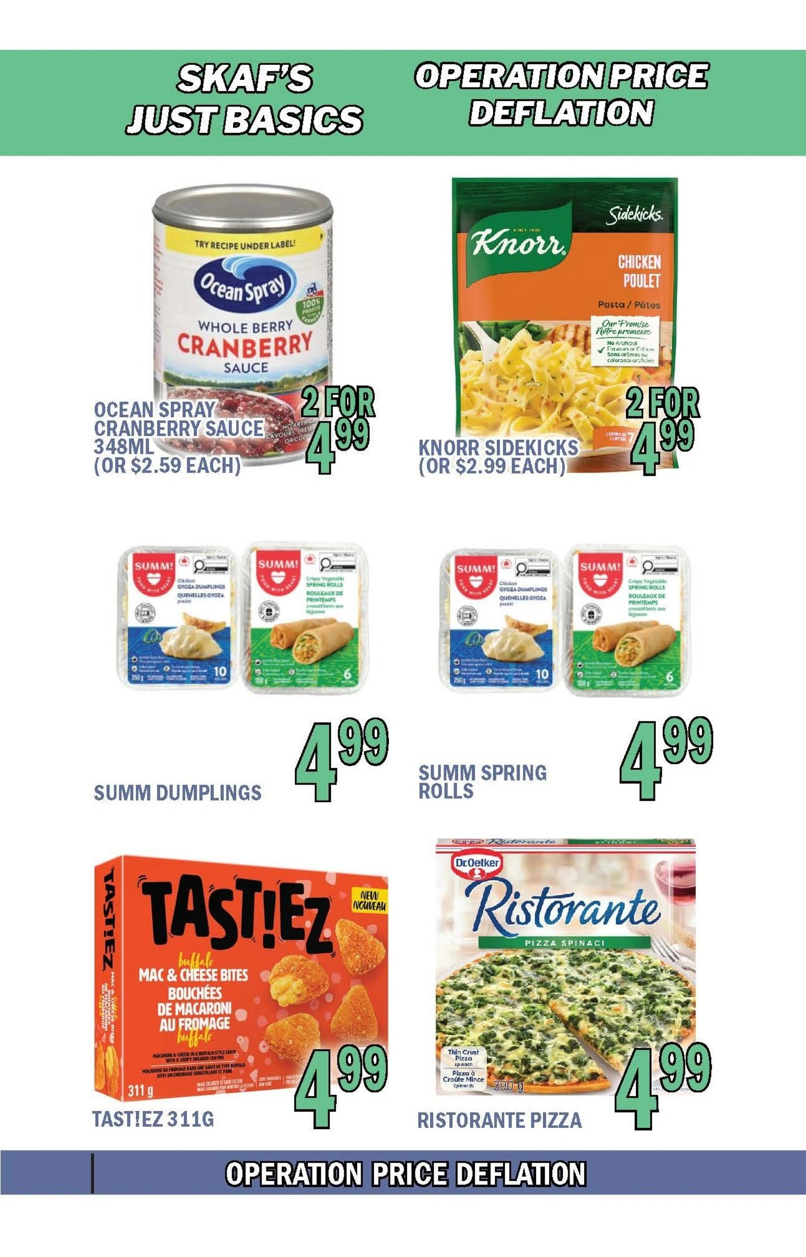 Skaf's Just Basics flyer page 4