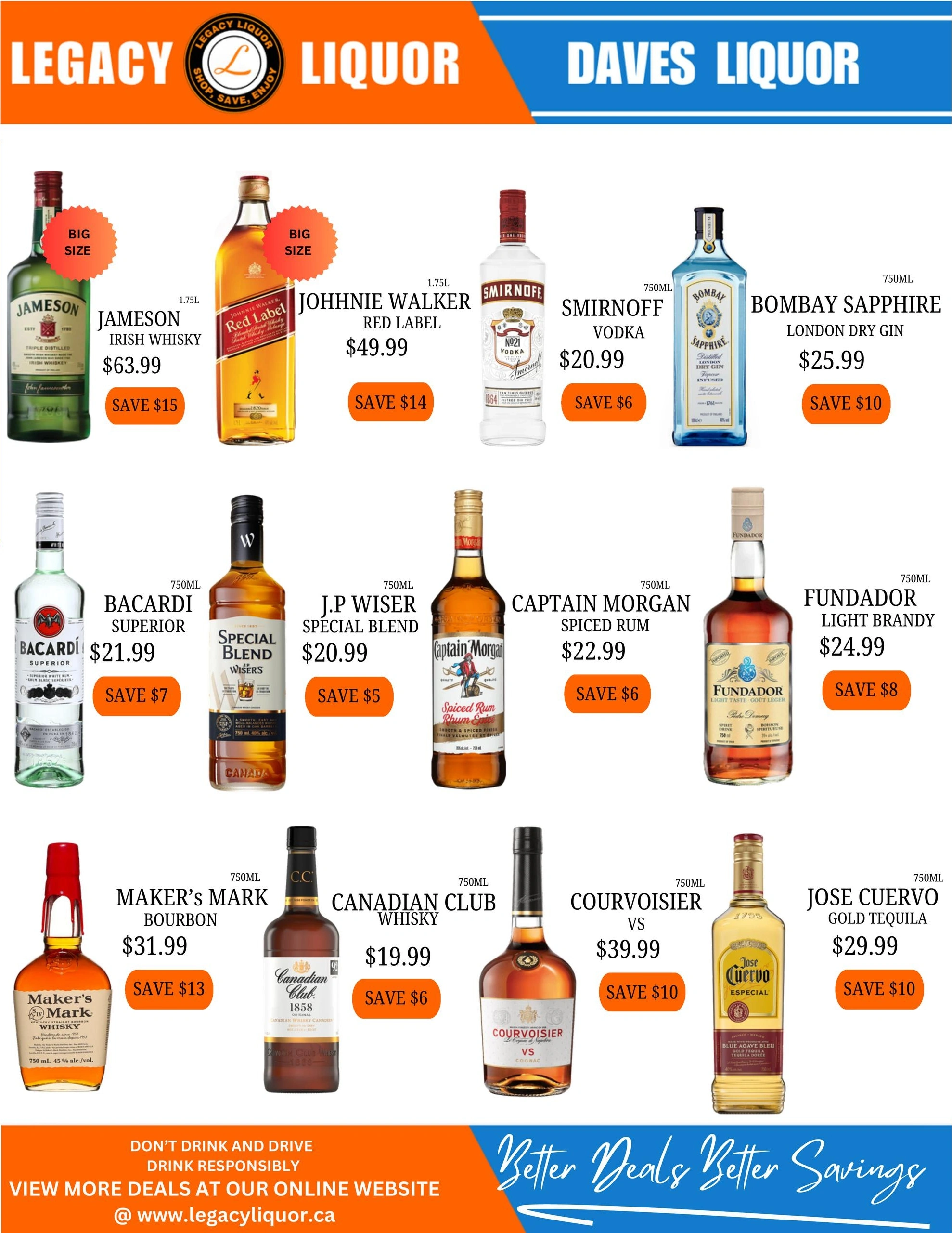 Legacy Liquor flyer page 2