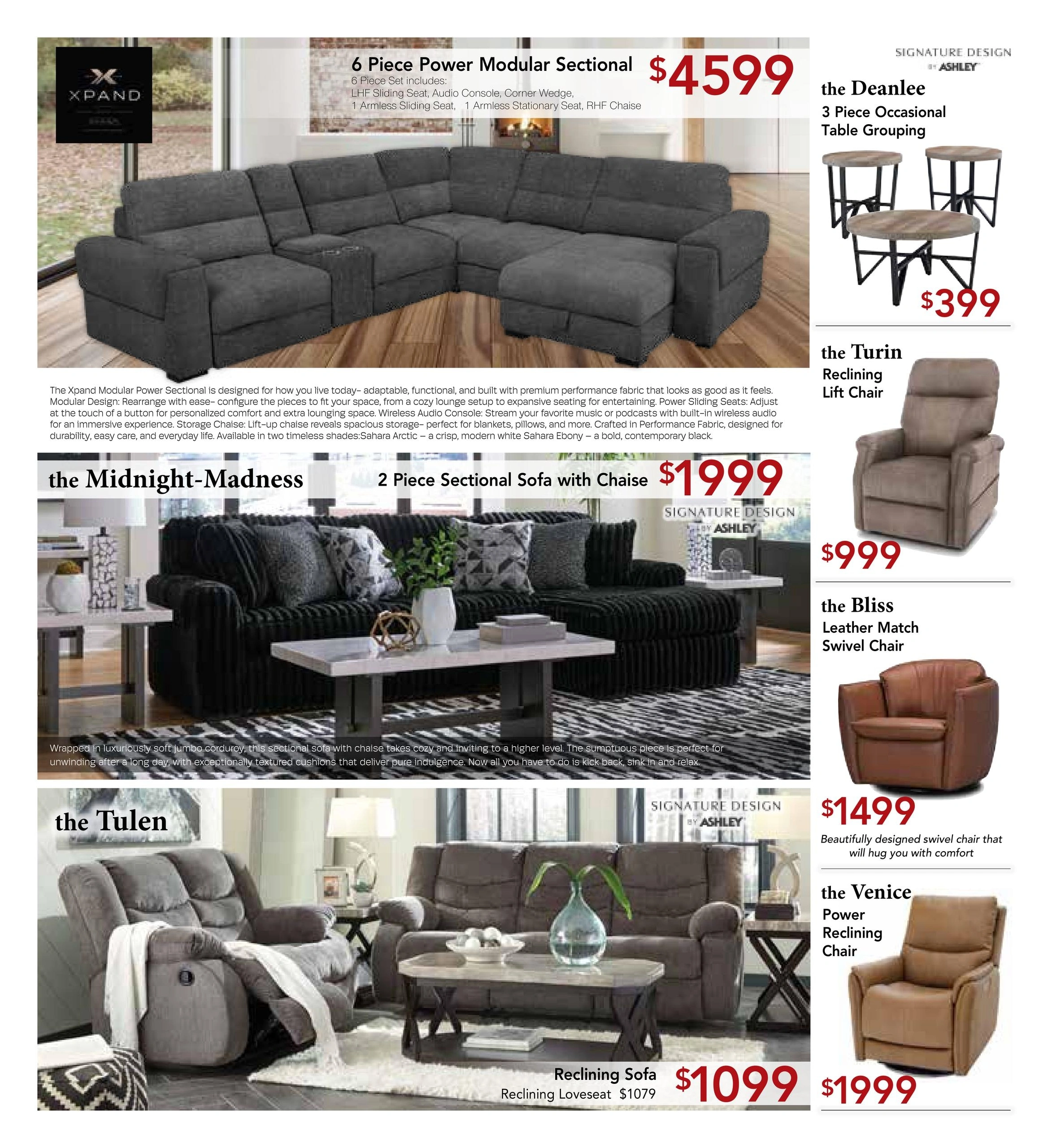 Hotchkiss Home Furnishings flyer page 3