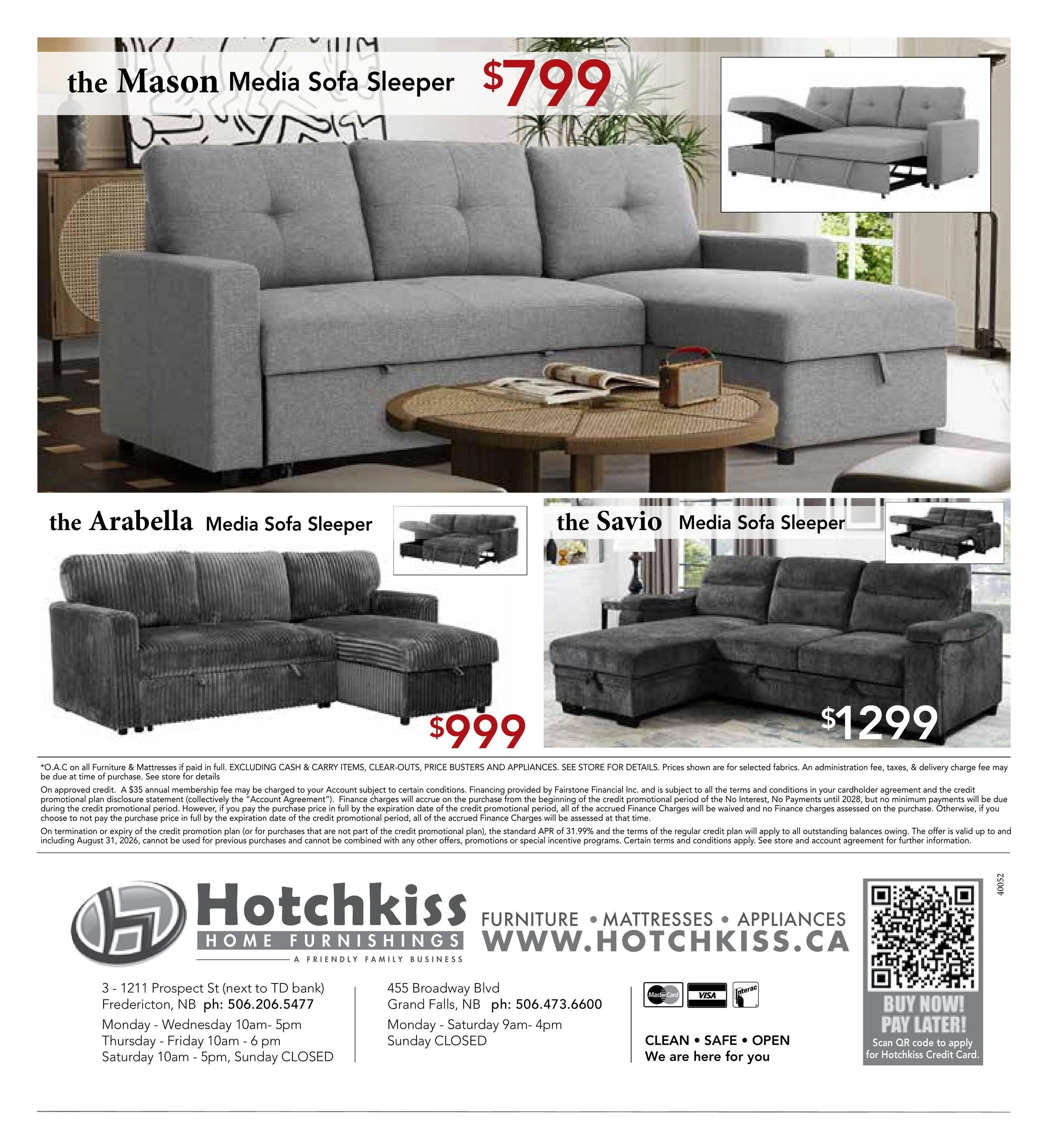 Hotchkiss Home Furnishings flyer page 8