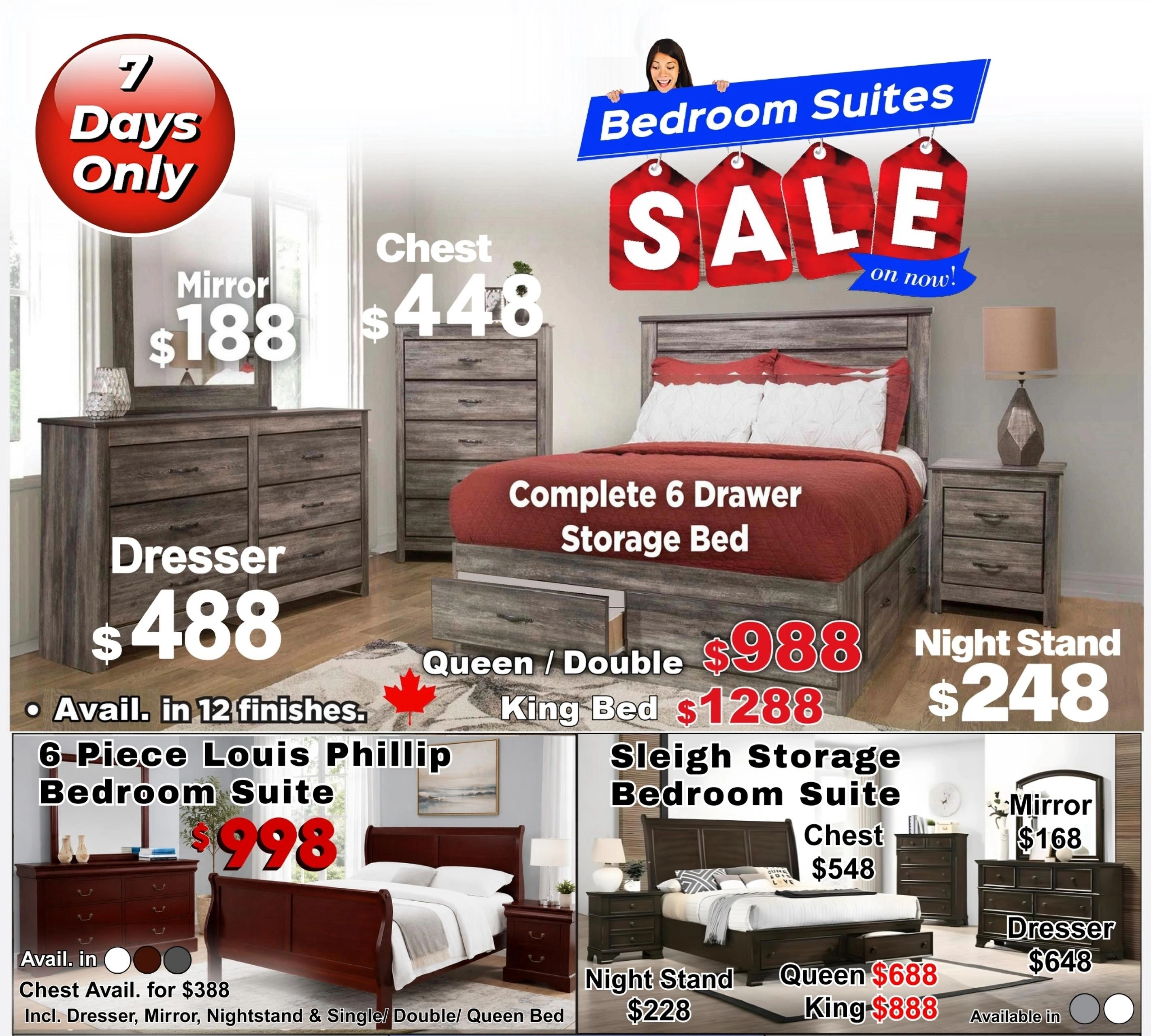 Bedroom Depot flyer page 1