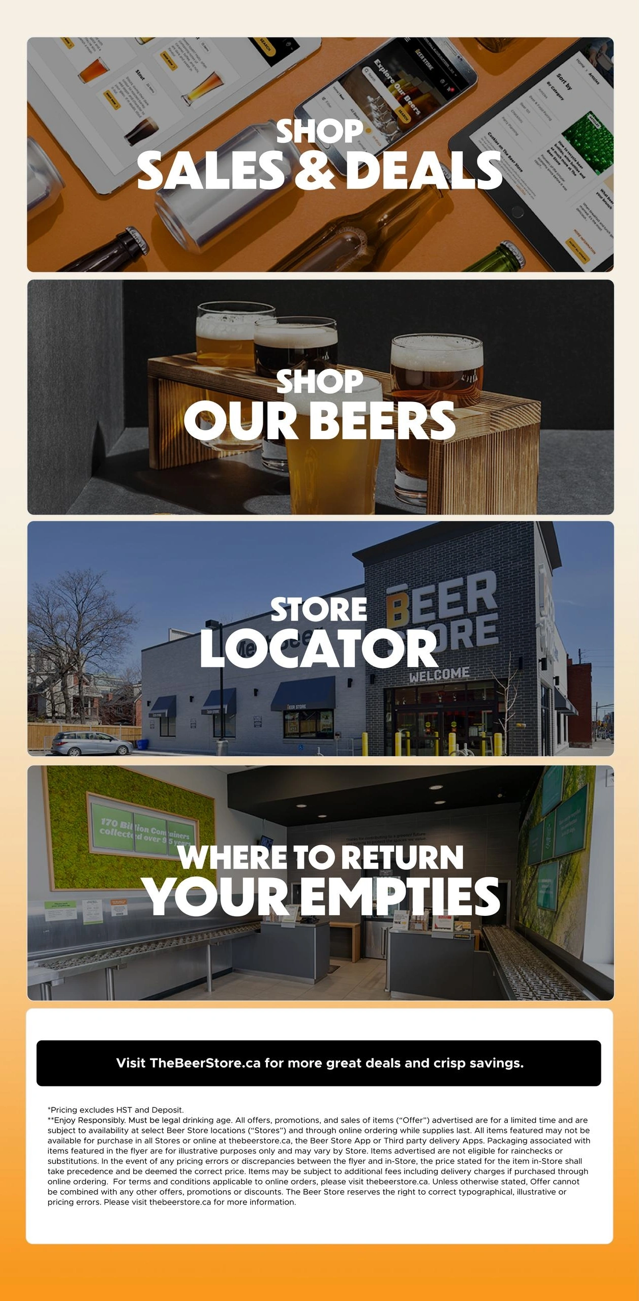 The Beer Store flyer page 3
