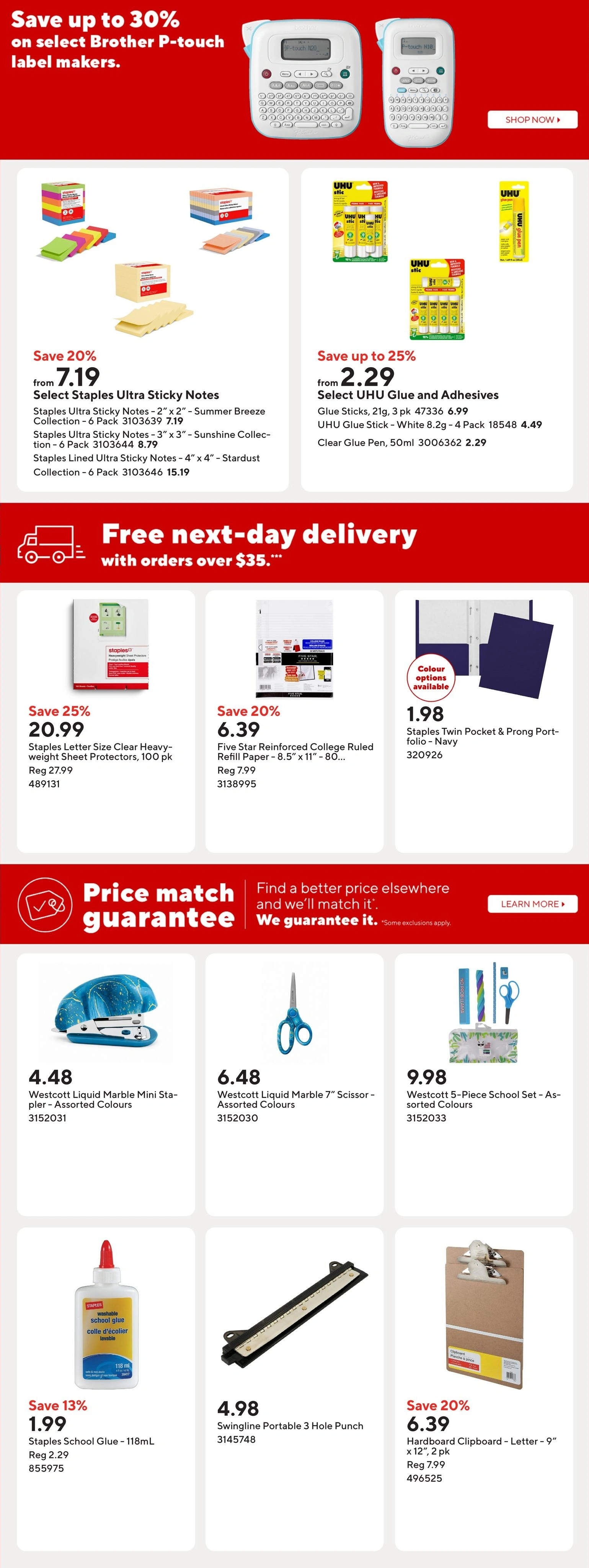 Staples flyer page 6