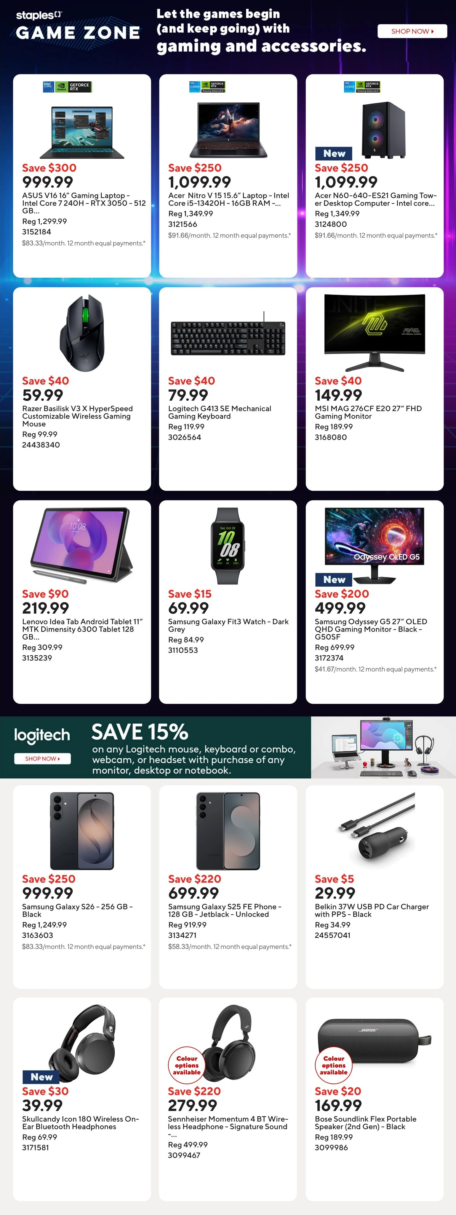 Staples flyer page 15