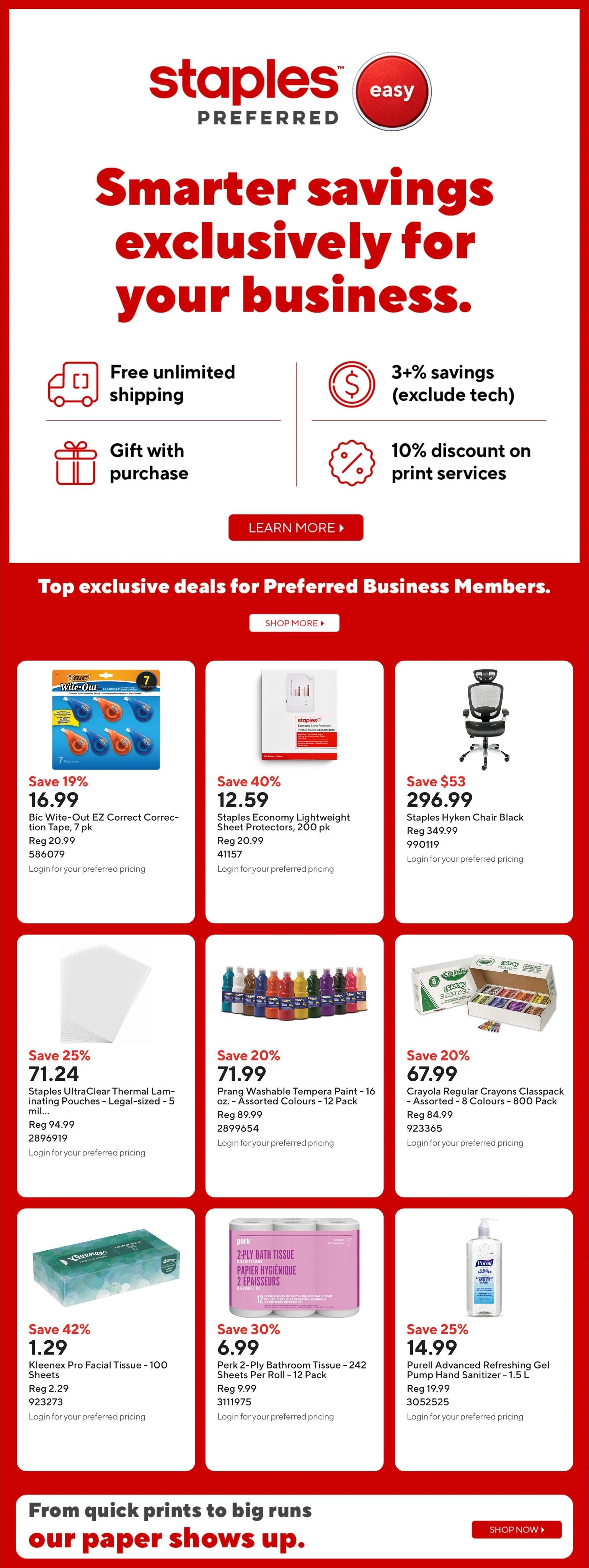Staples flyer page 17