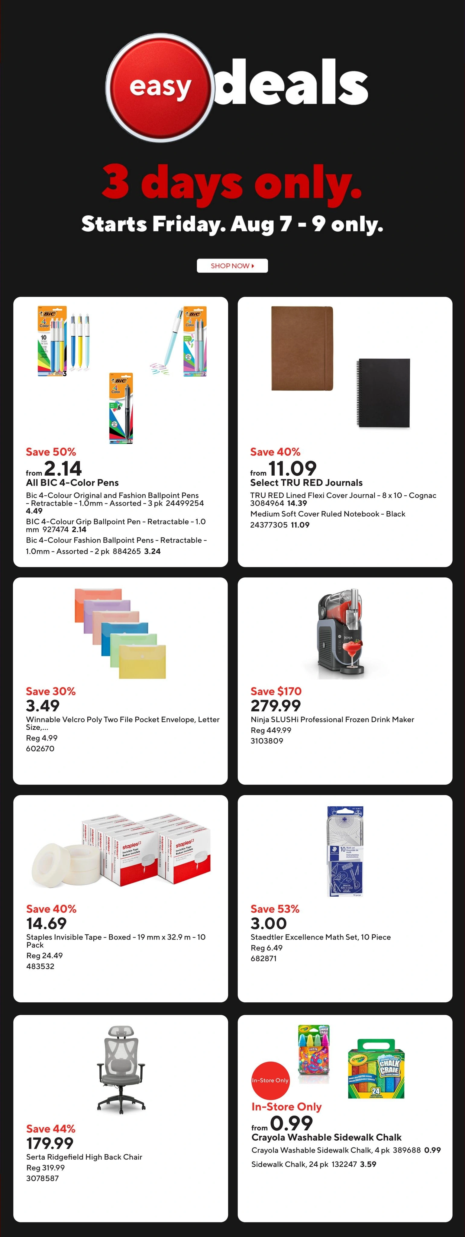 Staples flyer page 2