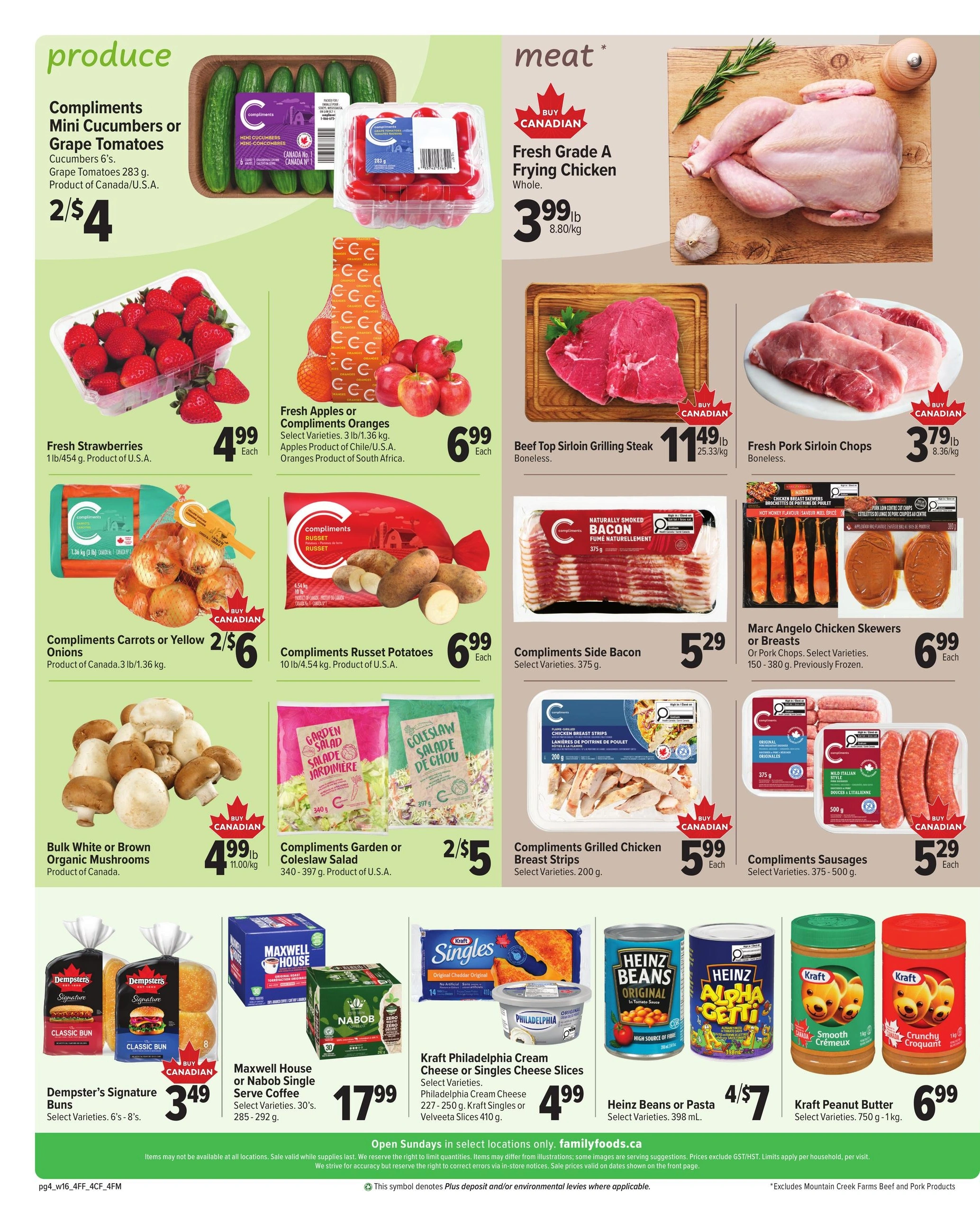 Family Foods flyer page 4