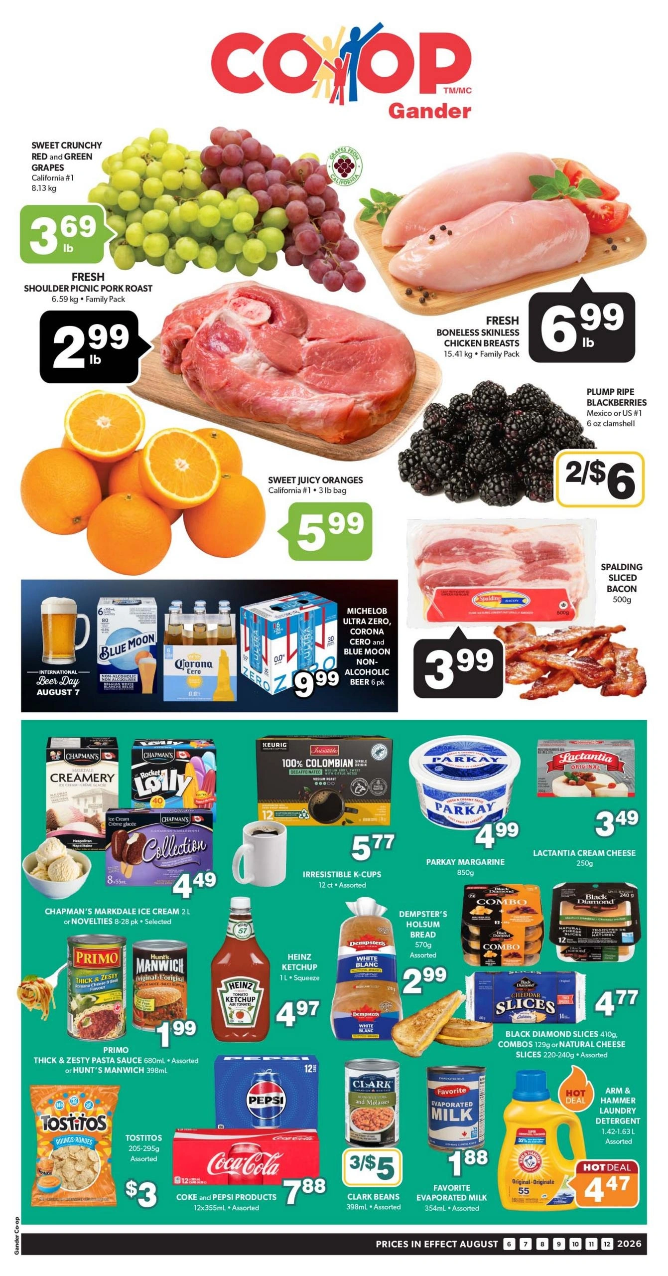 Gander Co-op flyer page 1