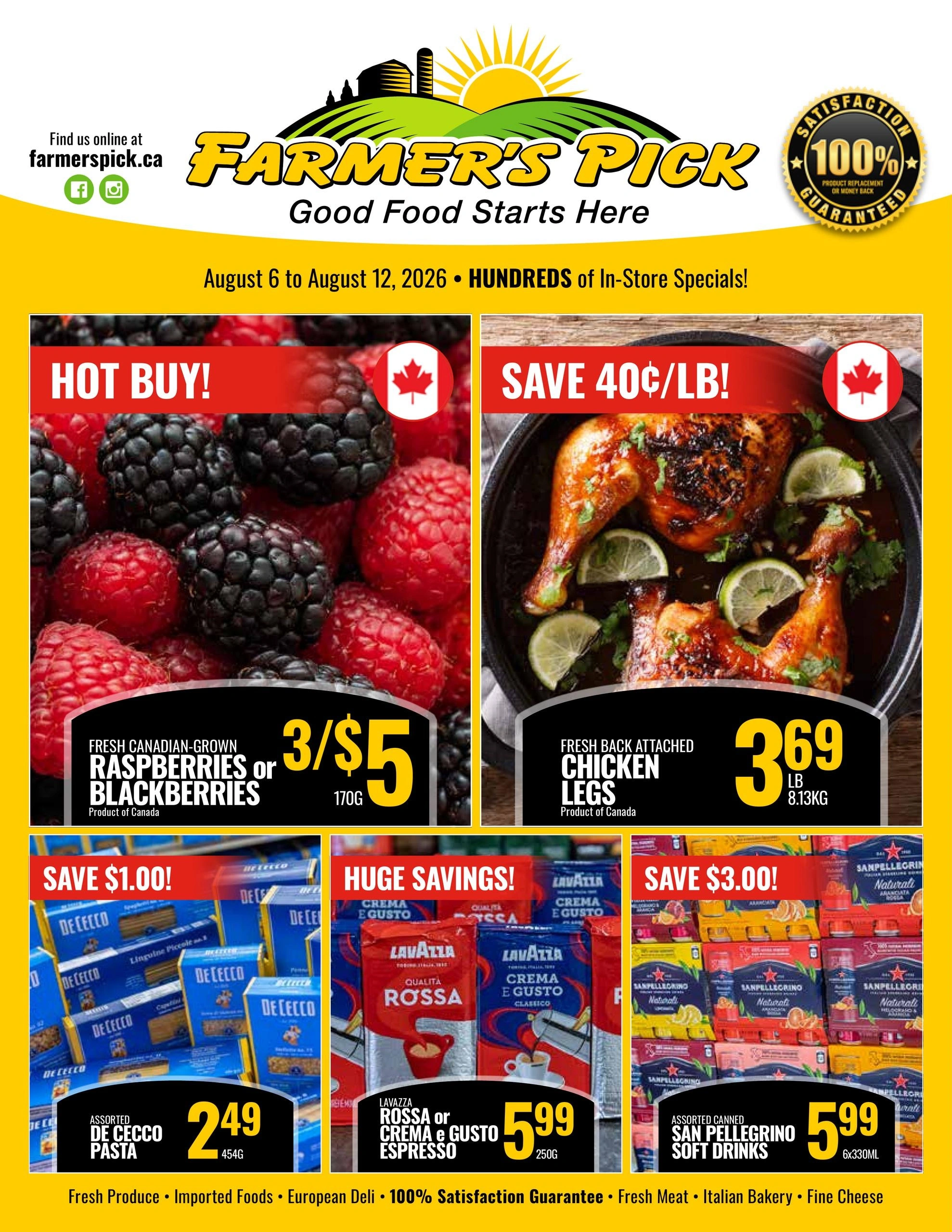 Farmer's Pick flyer page 1