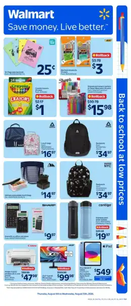 Walmart Back to School