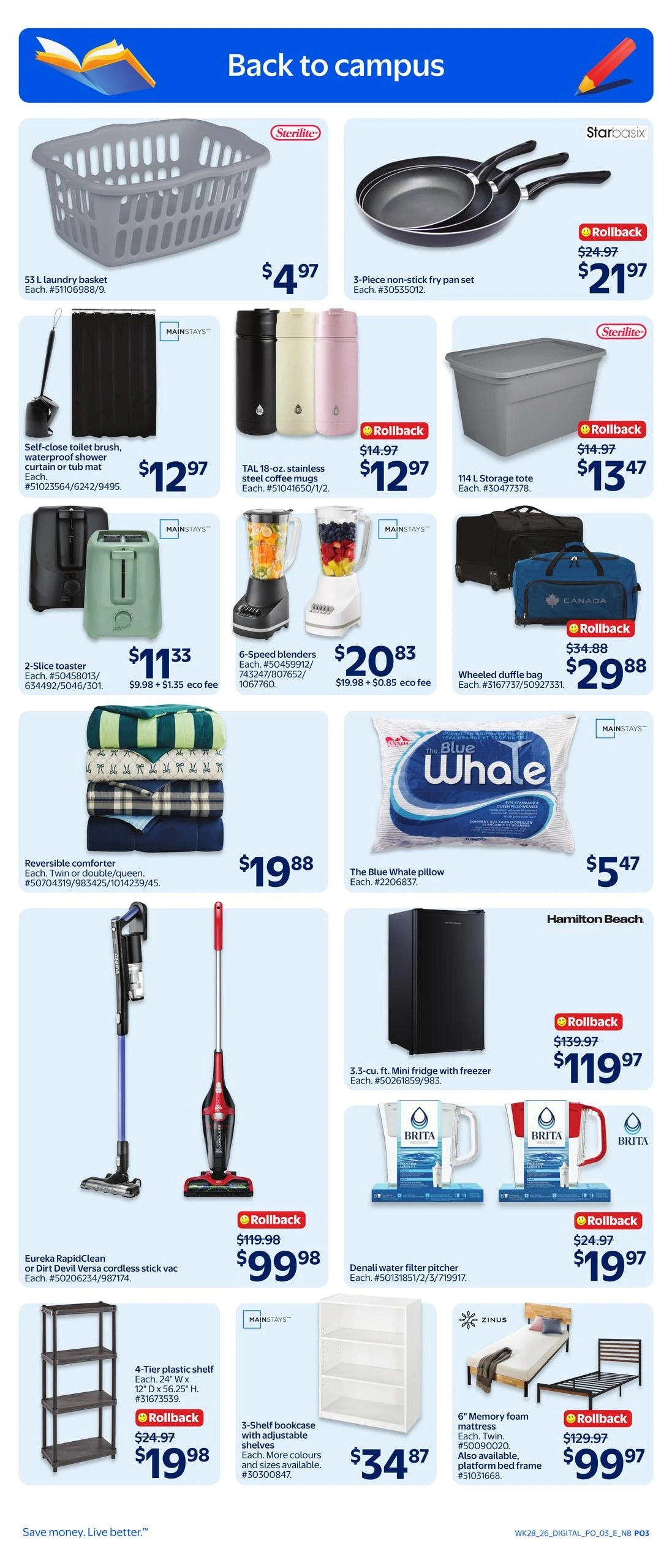 Walmart flyer page 3