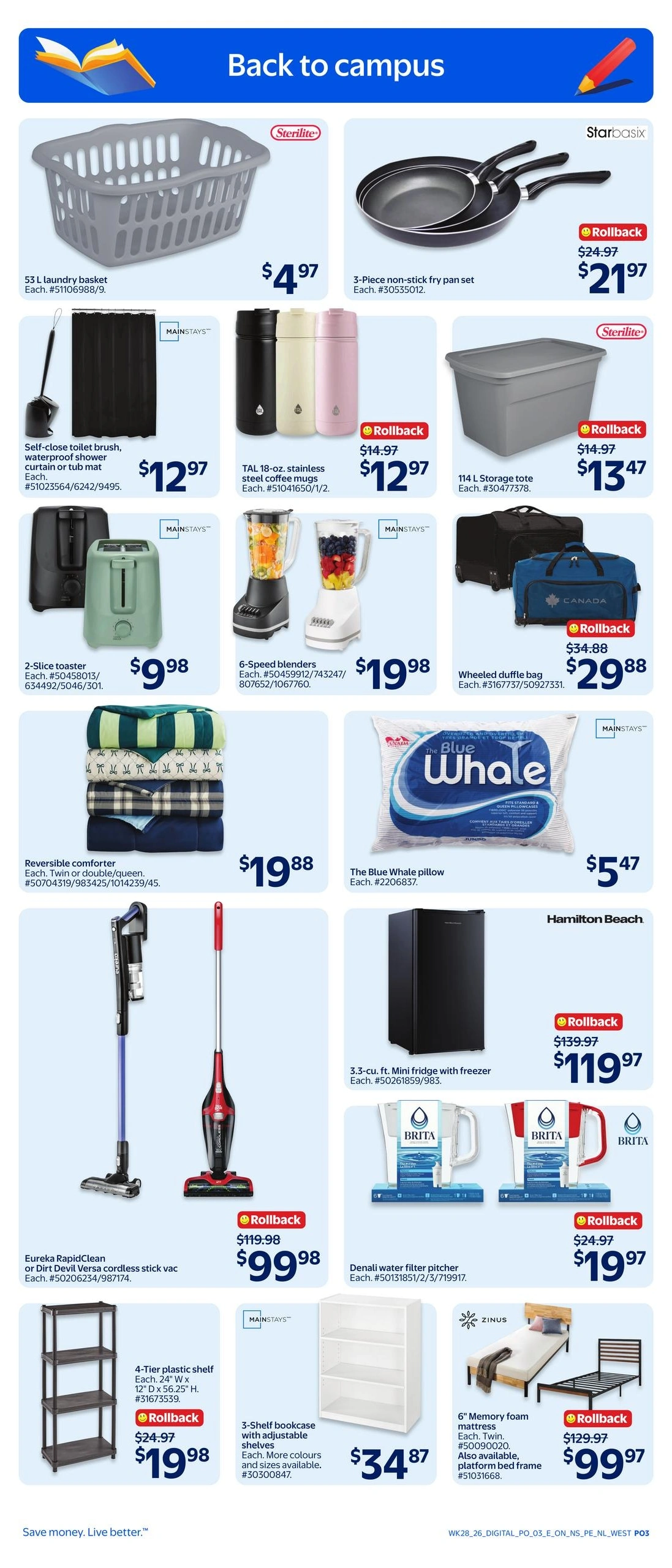 Walmart flyer page 3