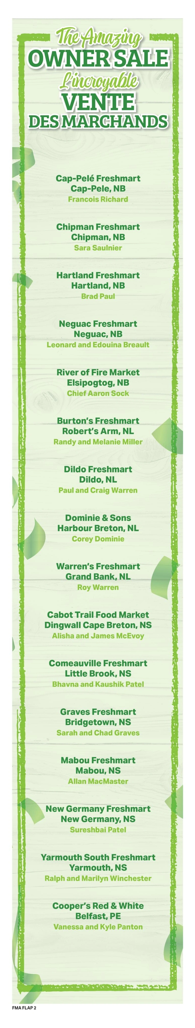 Freshmart flyer page 2