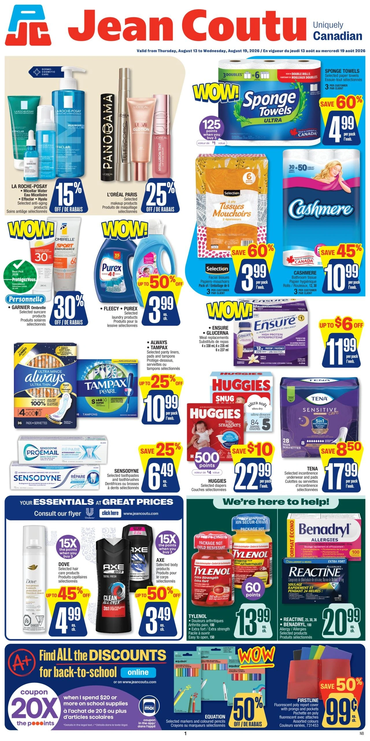 Jean Coutu flyer page 1