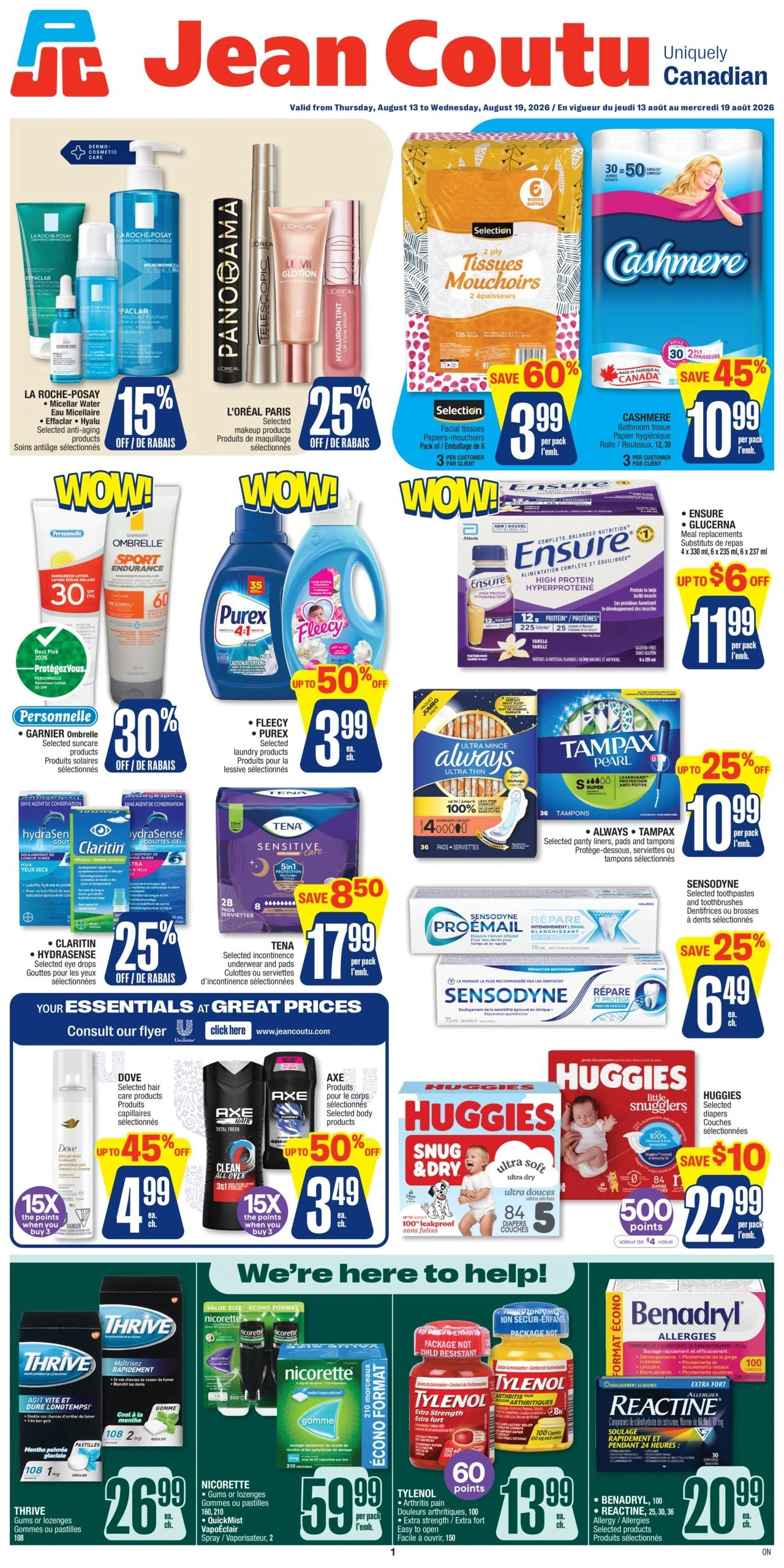 Jean Coutu flyer page 1