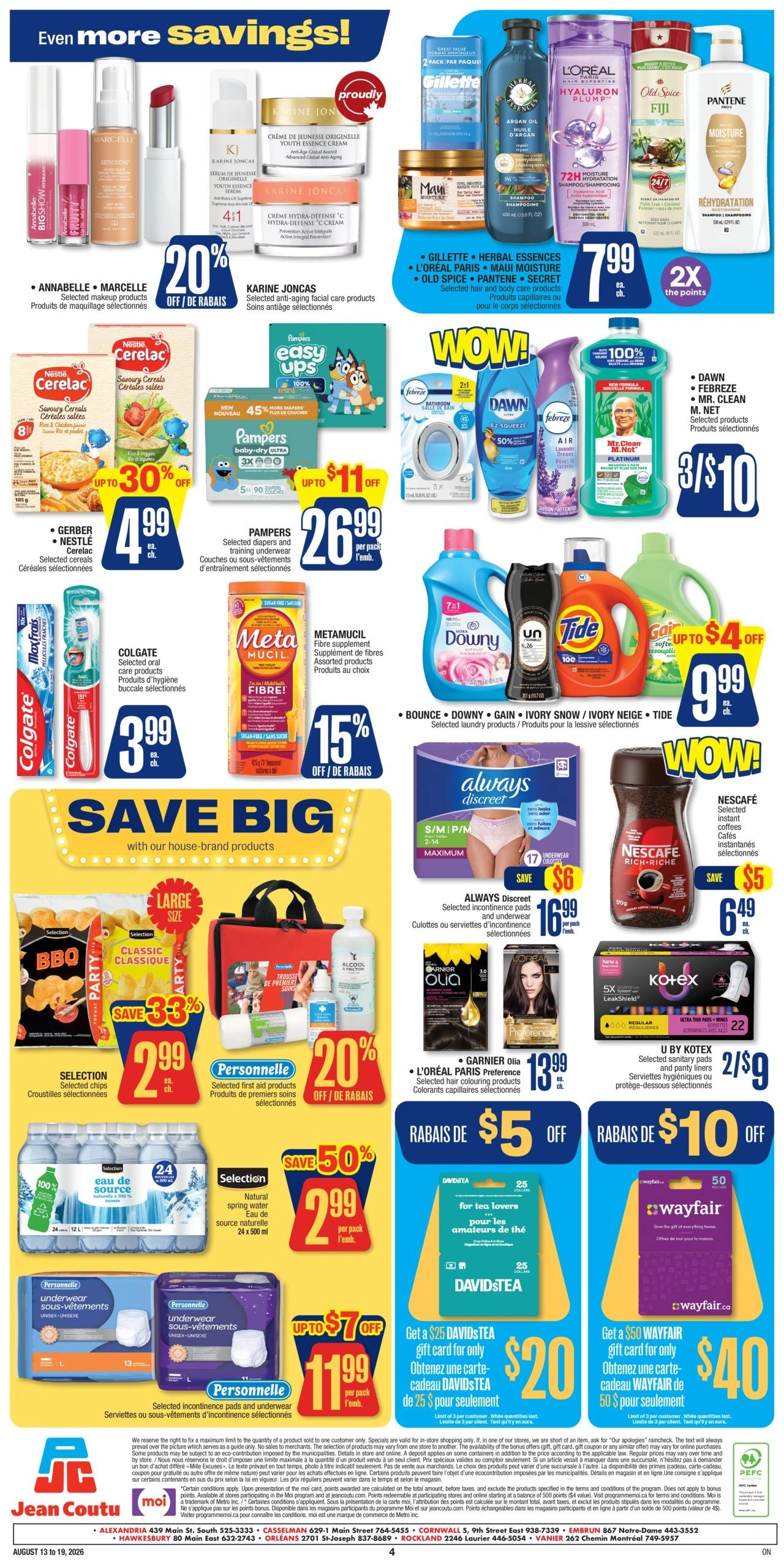 Jean Coutu flyer page 2