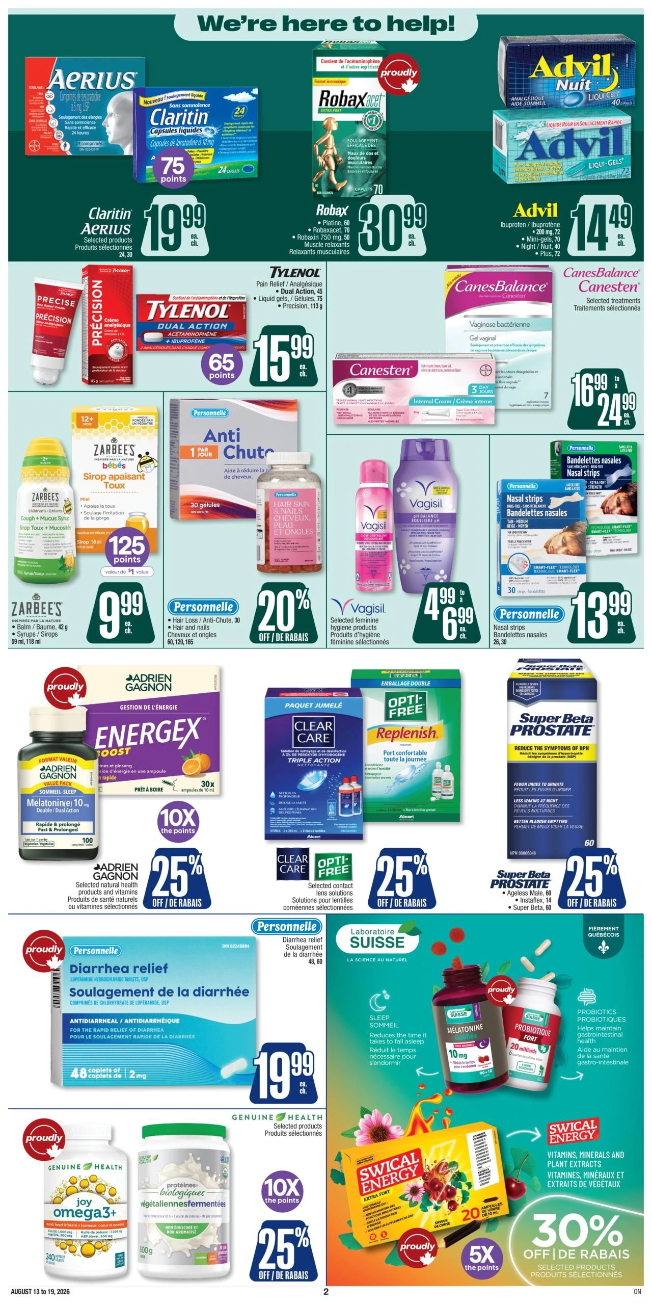 Jean Coutu flyer page 3